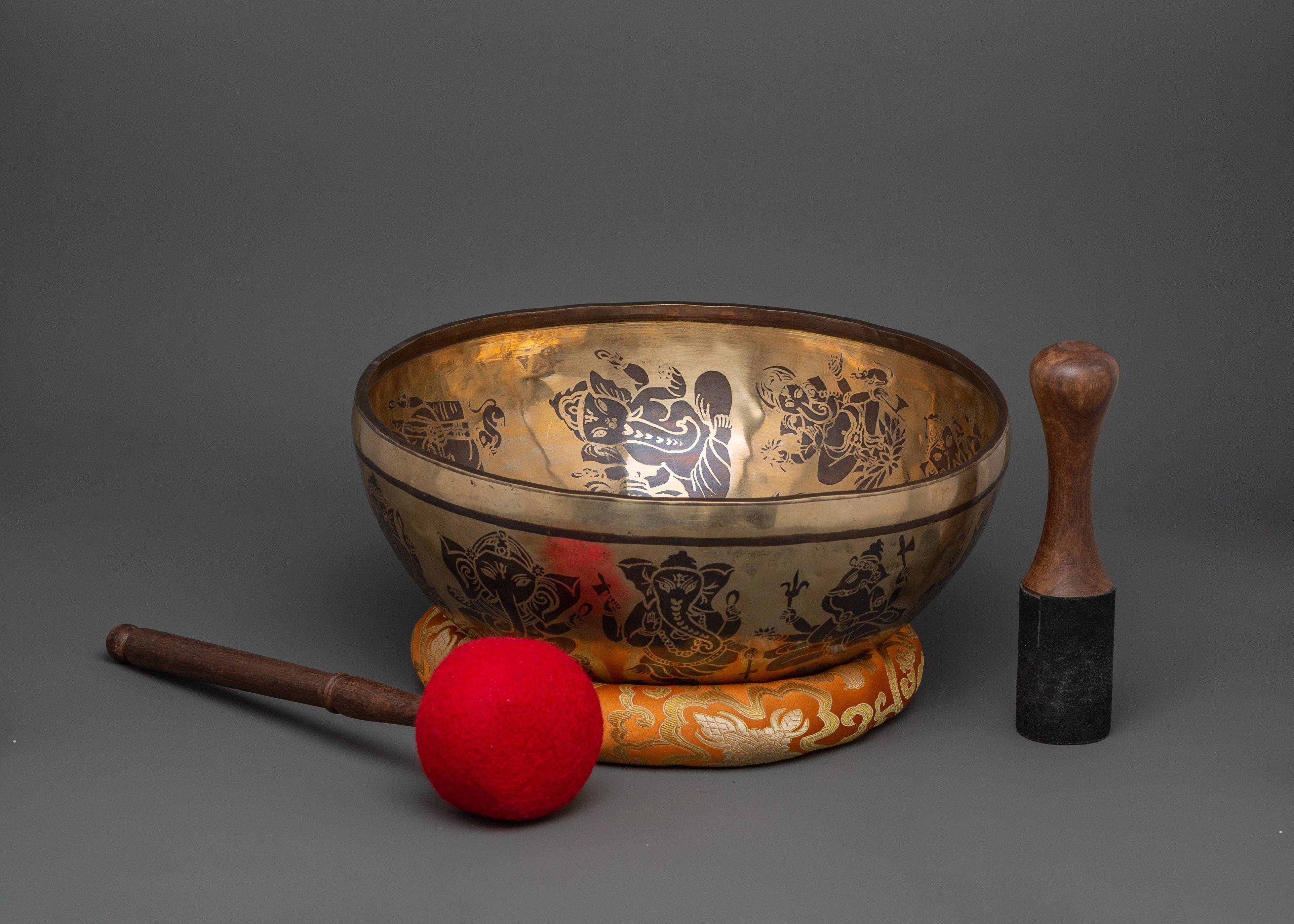 Handmade Brass Tibetan Singing Bowl | Meditation Bowl