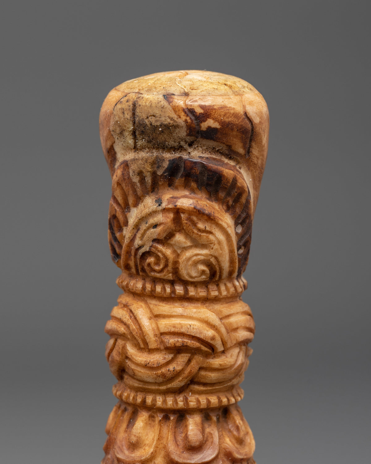Buddhist Handmade Stamp | Tibetan Ritual Tool for Empowerment and Protection