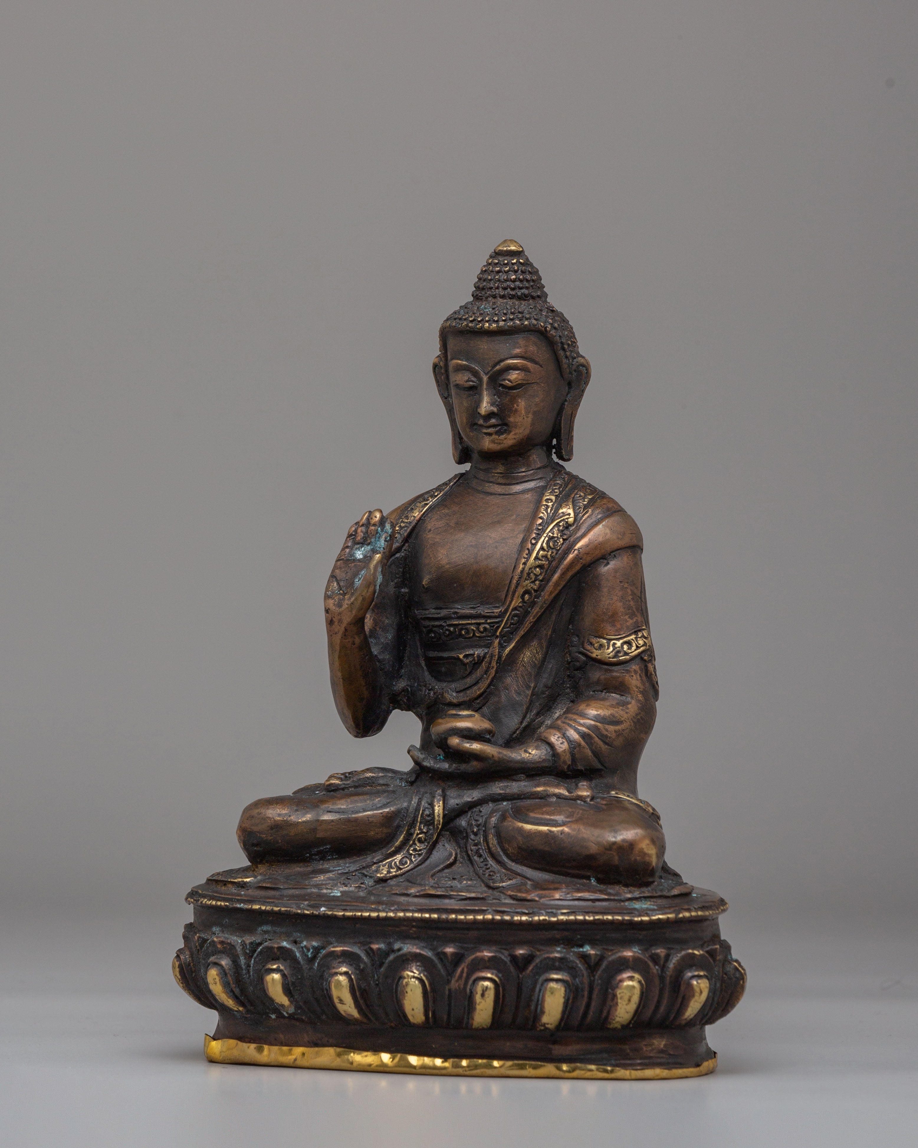 Amogasiddhi Meditation Deity Statue | Himalayan Buddhist Art