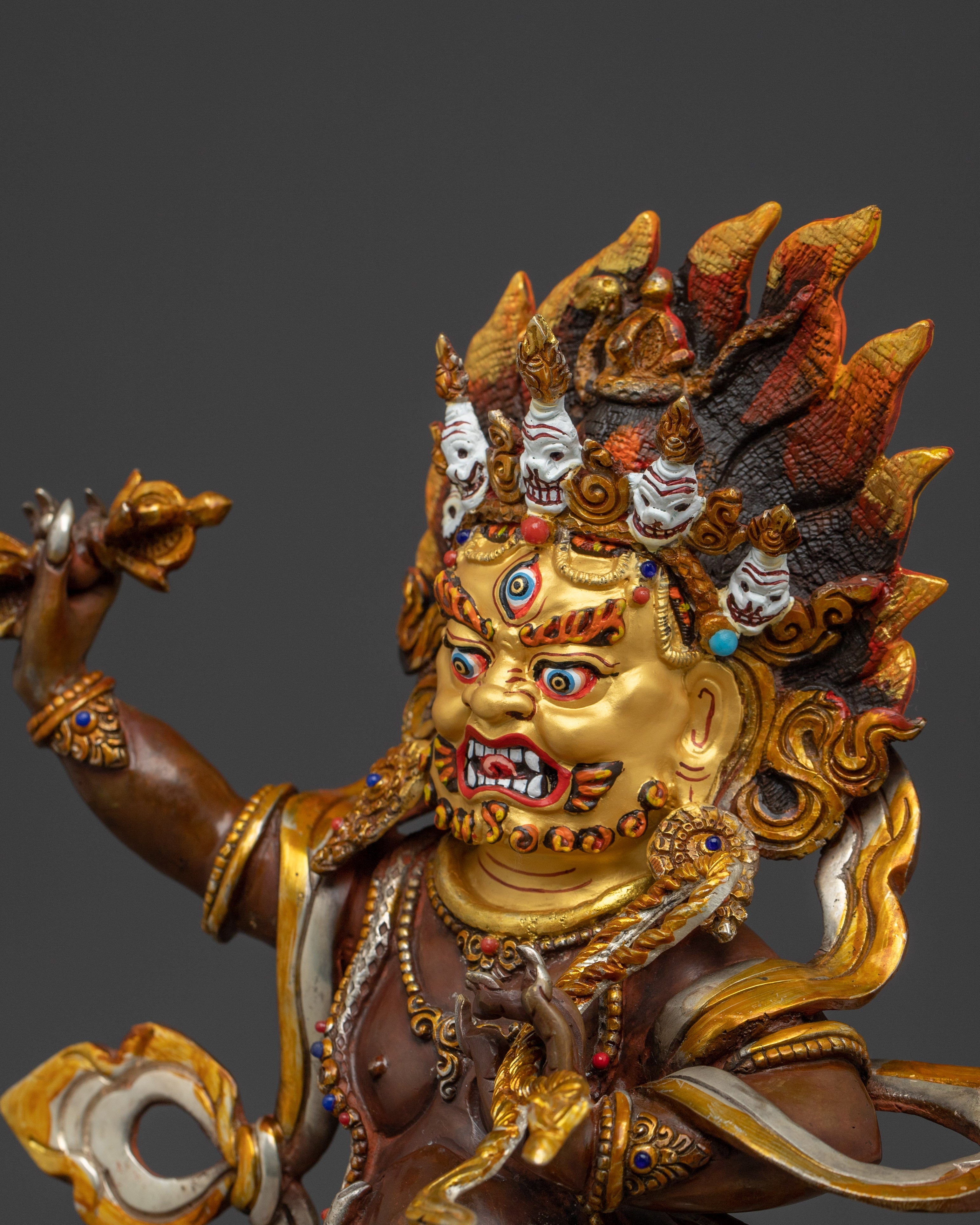 Vajrapani Bodhisattva Handcrafted Statue | Dharma Protector