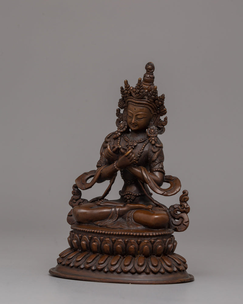 Vajradhara Sculpture In Embracing Mudra | Dharmakaya Buddha Artwork