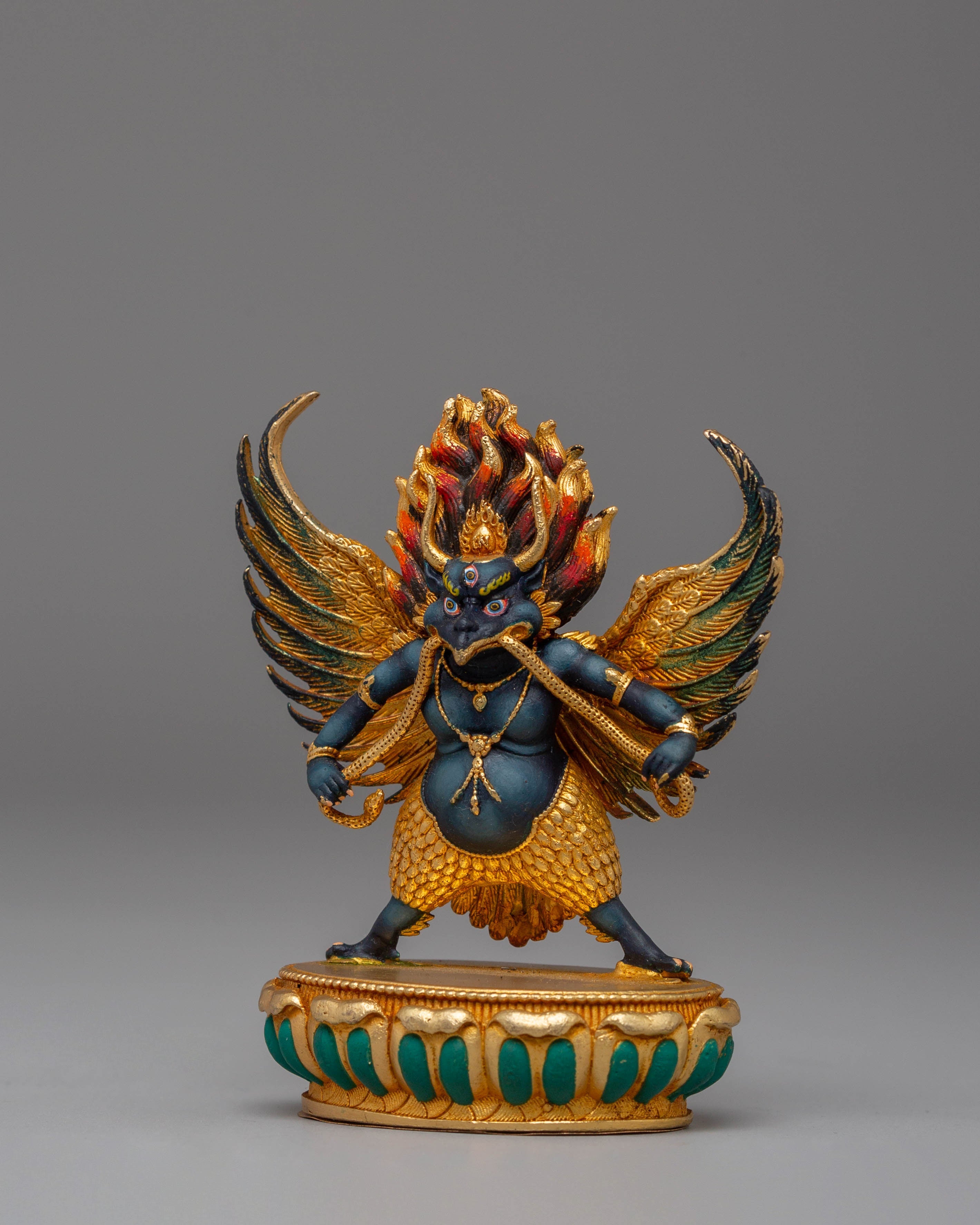 Handcrafted Buddhist Garuda Sculpture | Divine Protector Against Negativity