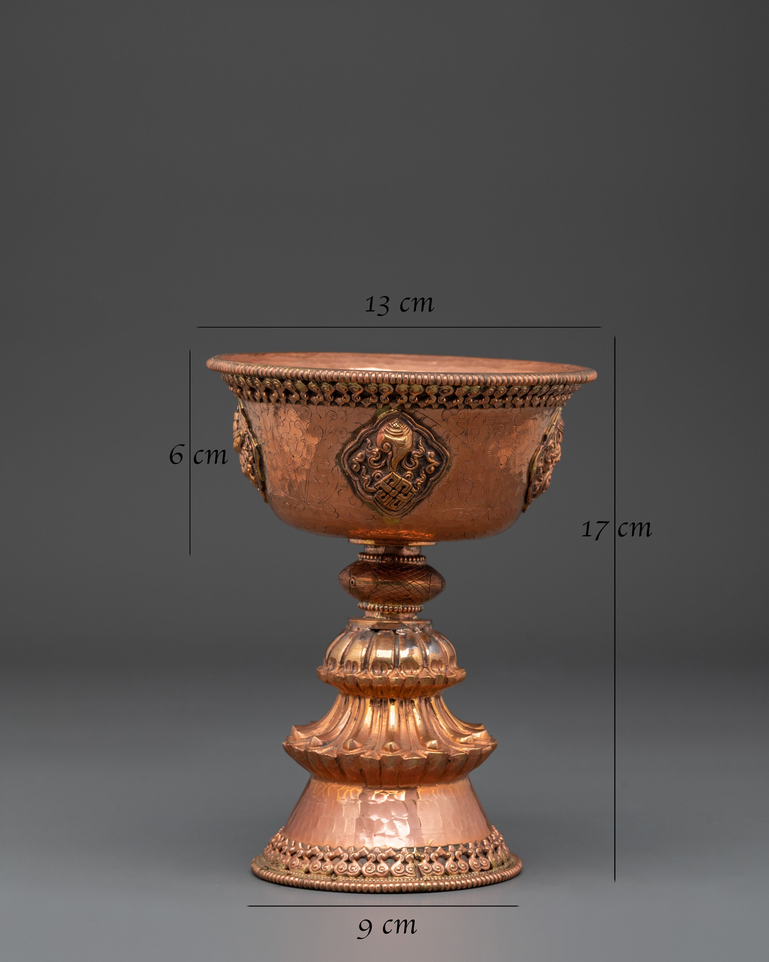 Buddhist Ritual Butter Lamp | Offering Lamp for Puja