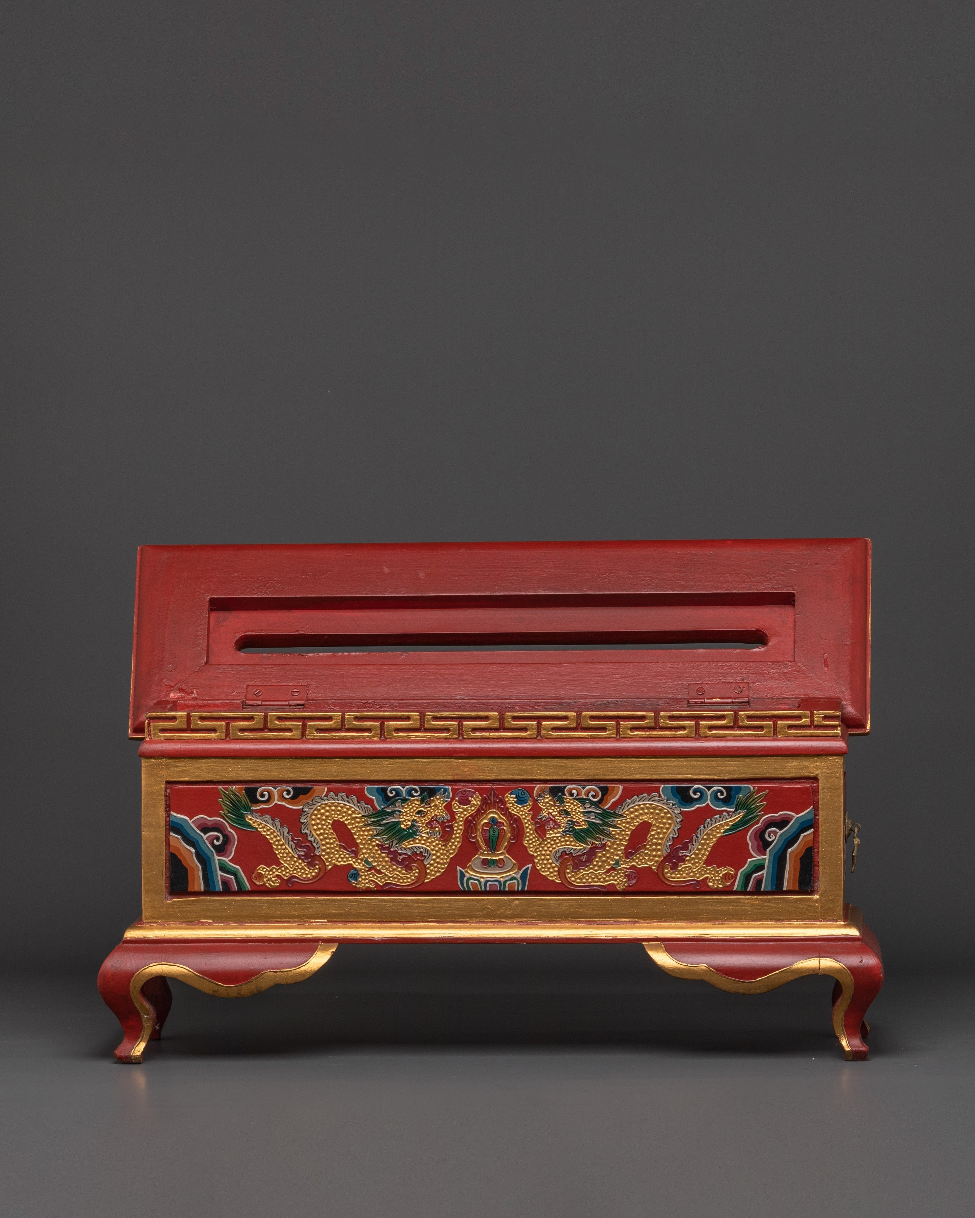 Tibetan Wooden Incense Burner | Buddhist Alter