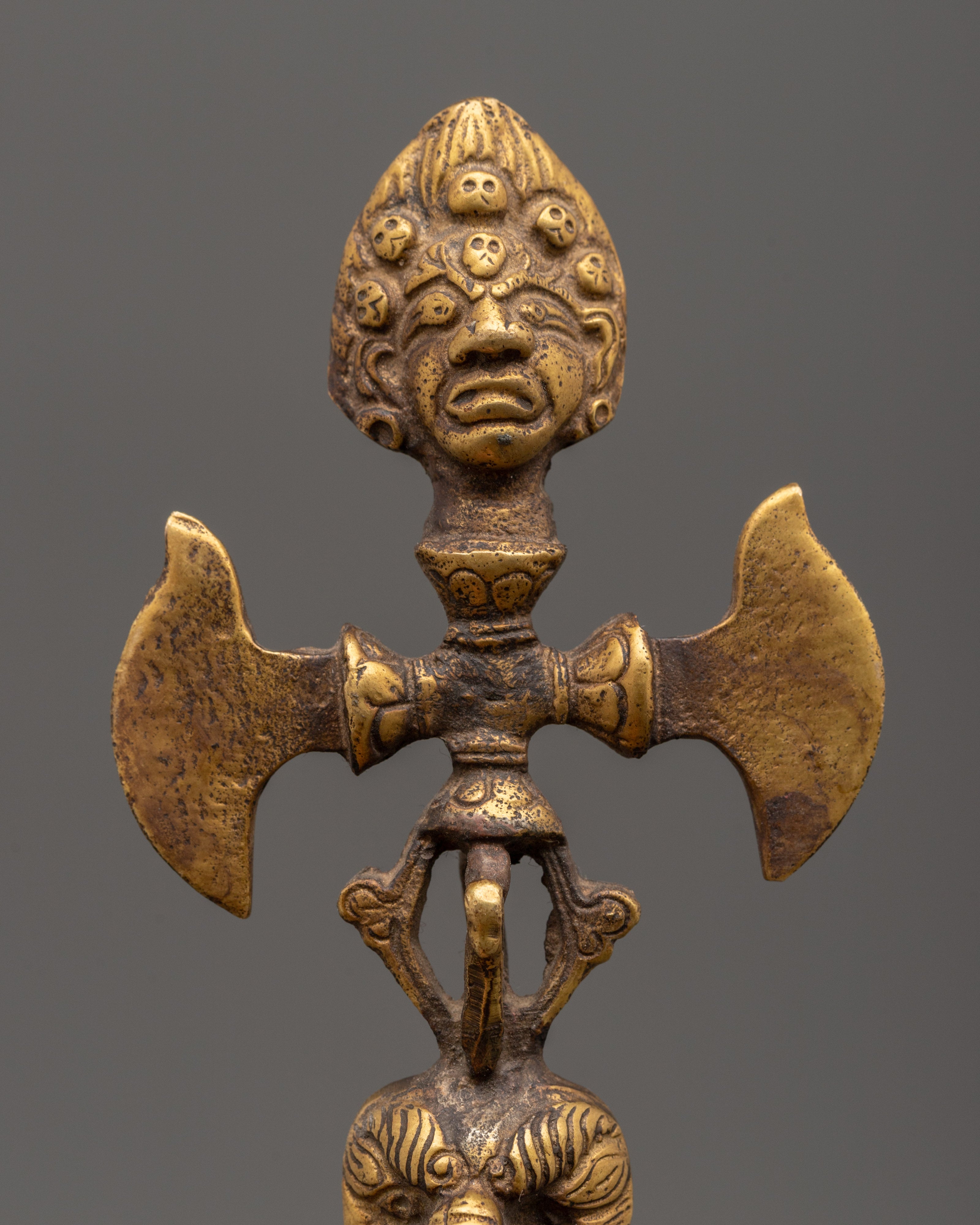 Handcrafted Brass Phurba | Sacred Spiritual Phurba Dagger for Rituals