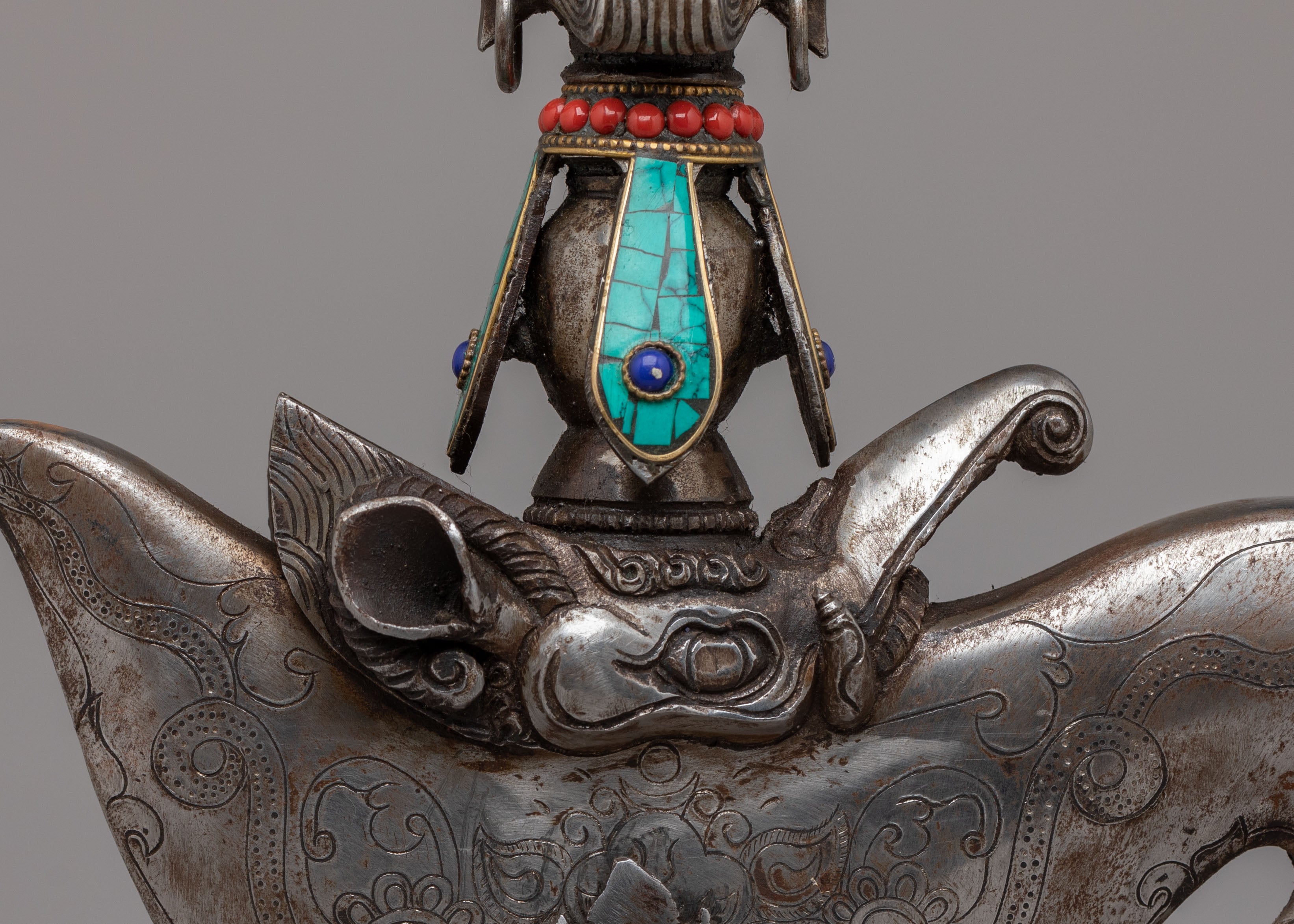 Handcrafted Ritual Kartika Knife | Traditional Vajrayana Offering Knife