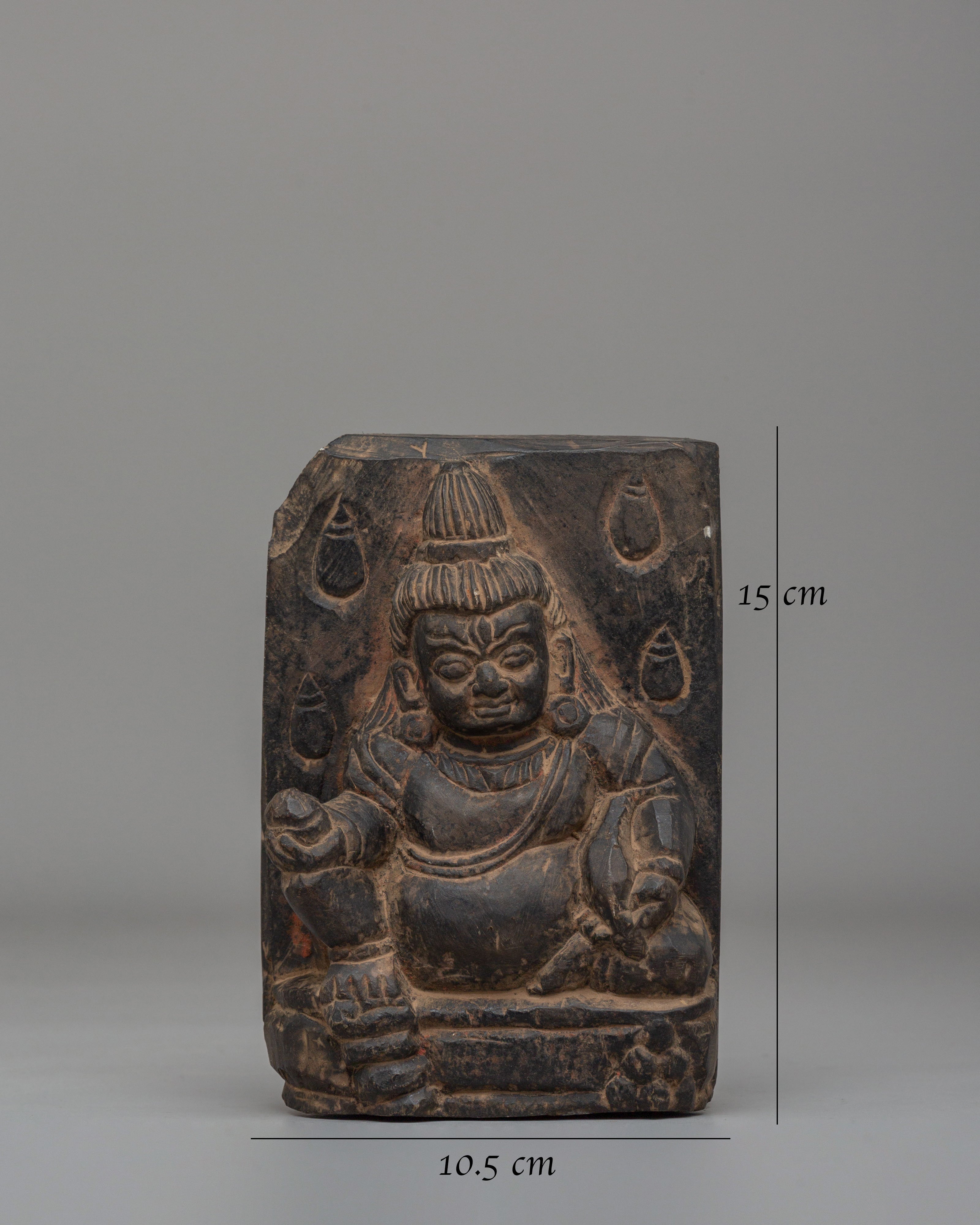Sacred Tibetan Dzambhala Altar Statue | Wealth God Figurine