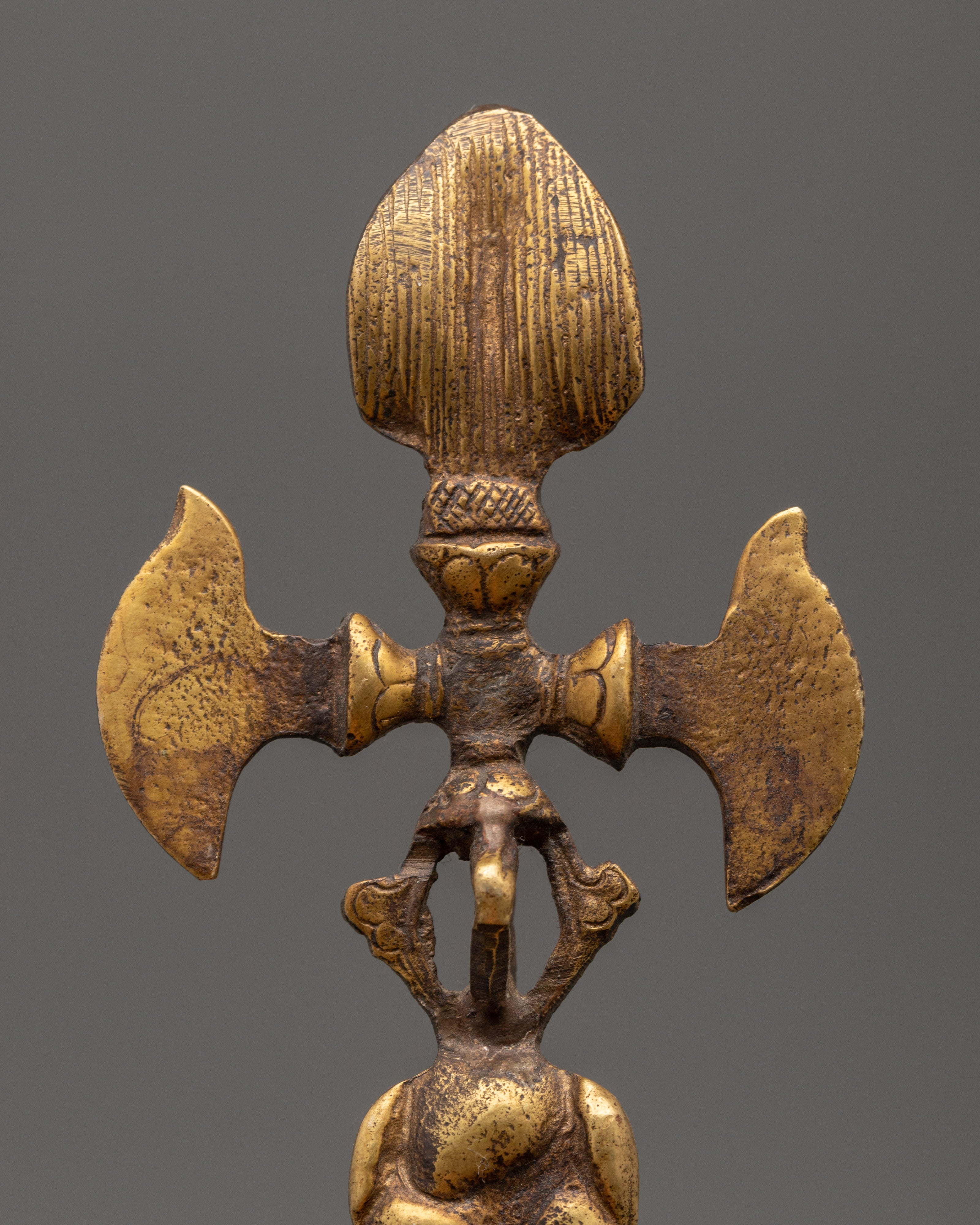 Handcrafted Brass Phurba | Sacred Spiritual Phurba Dagger for Rituals