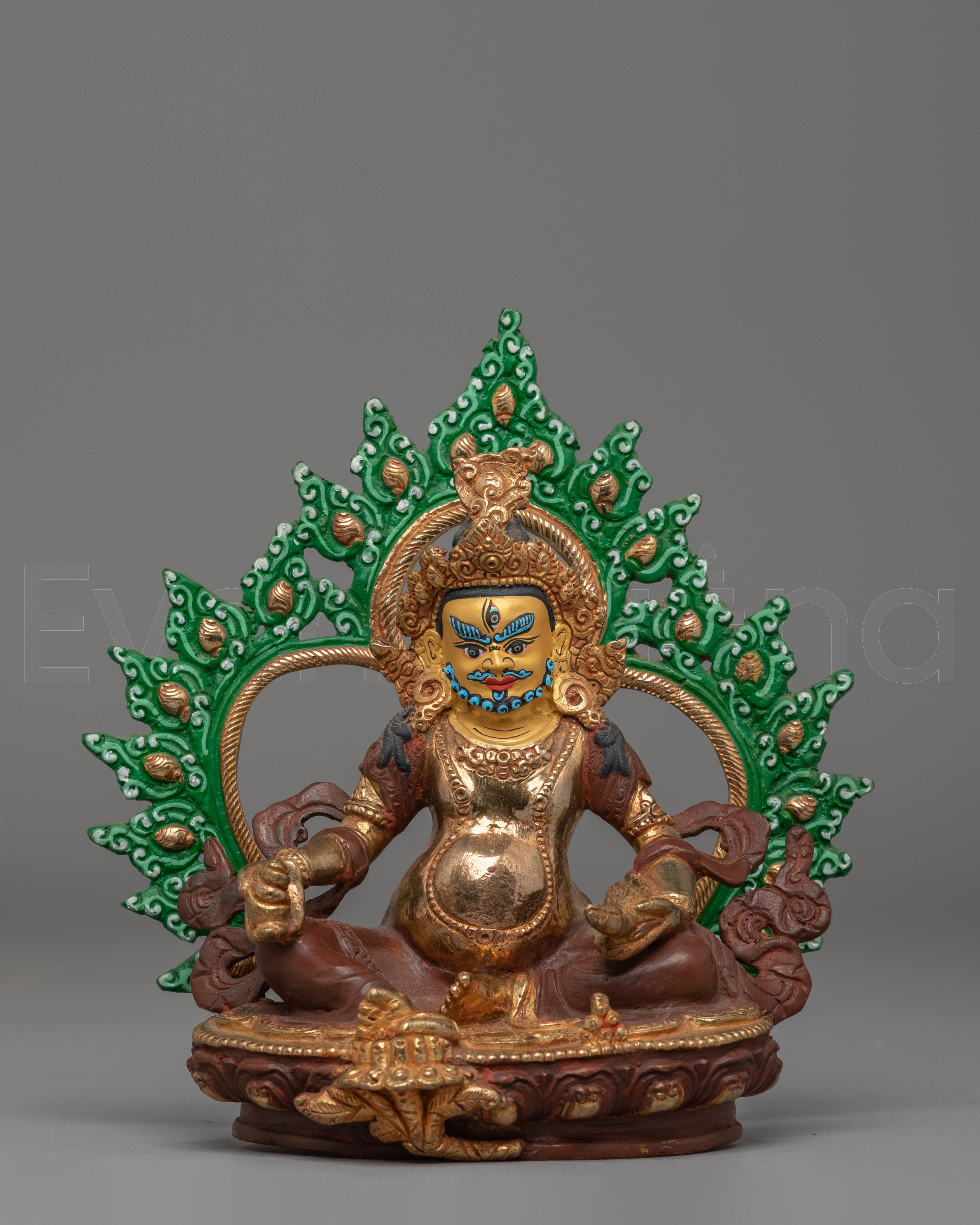 Handcrafted Copper Dzambhala Figurine