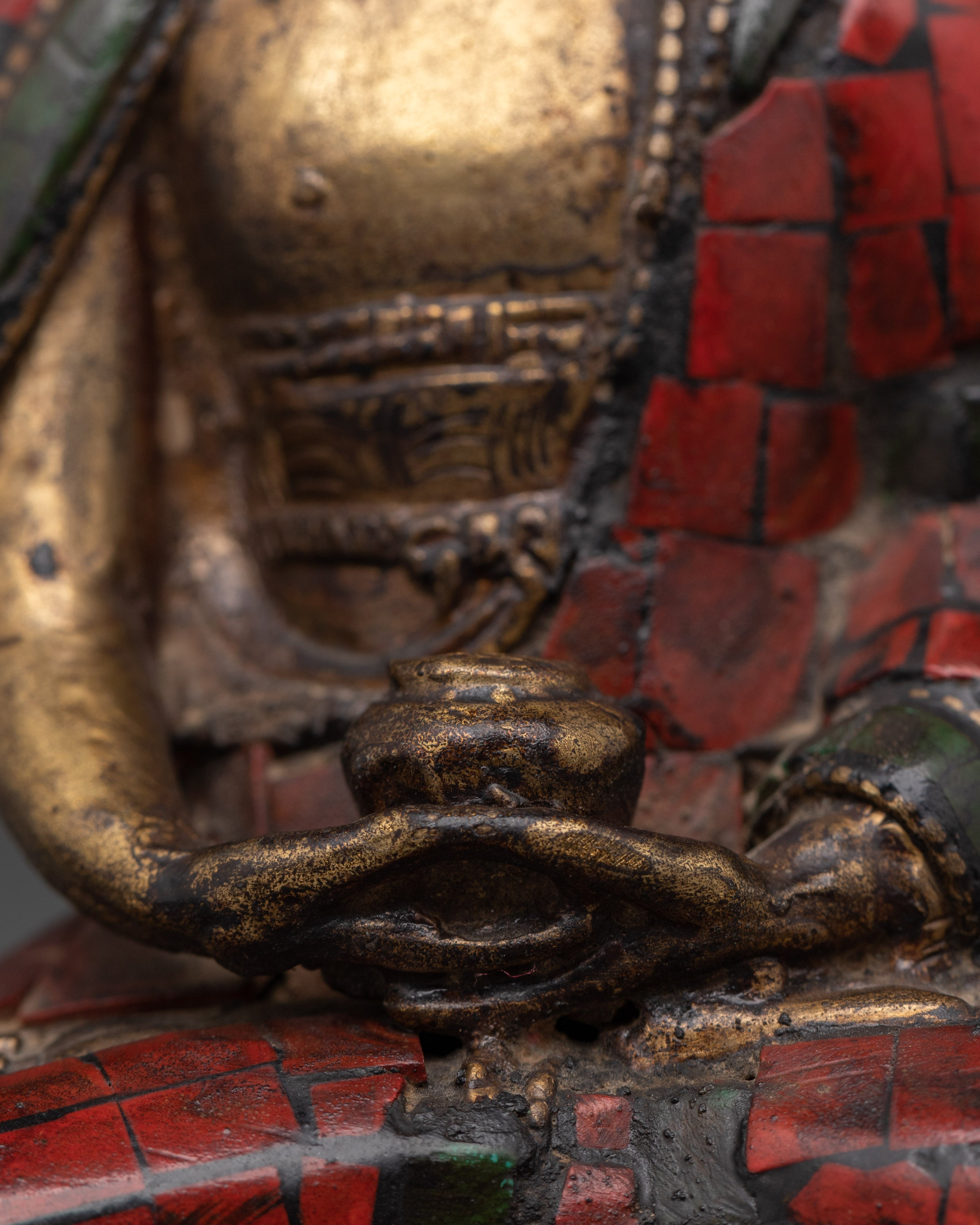 Amitabha Religious Buddhism Statue | Spiritual Home Decor