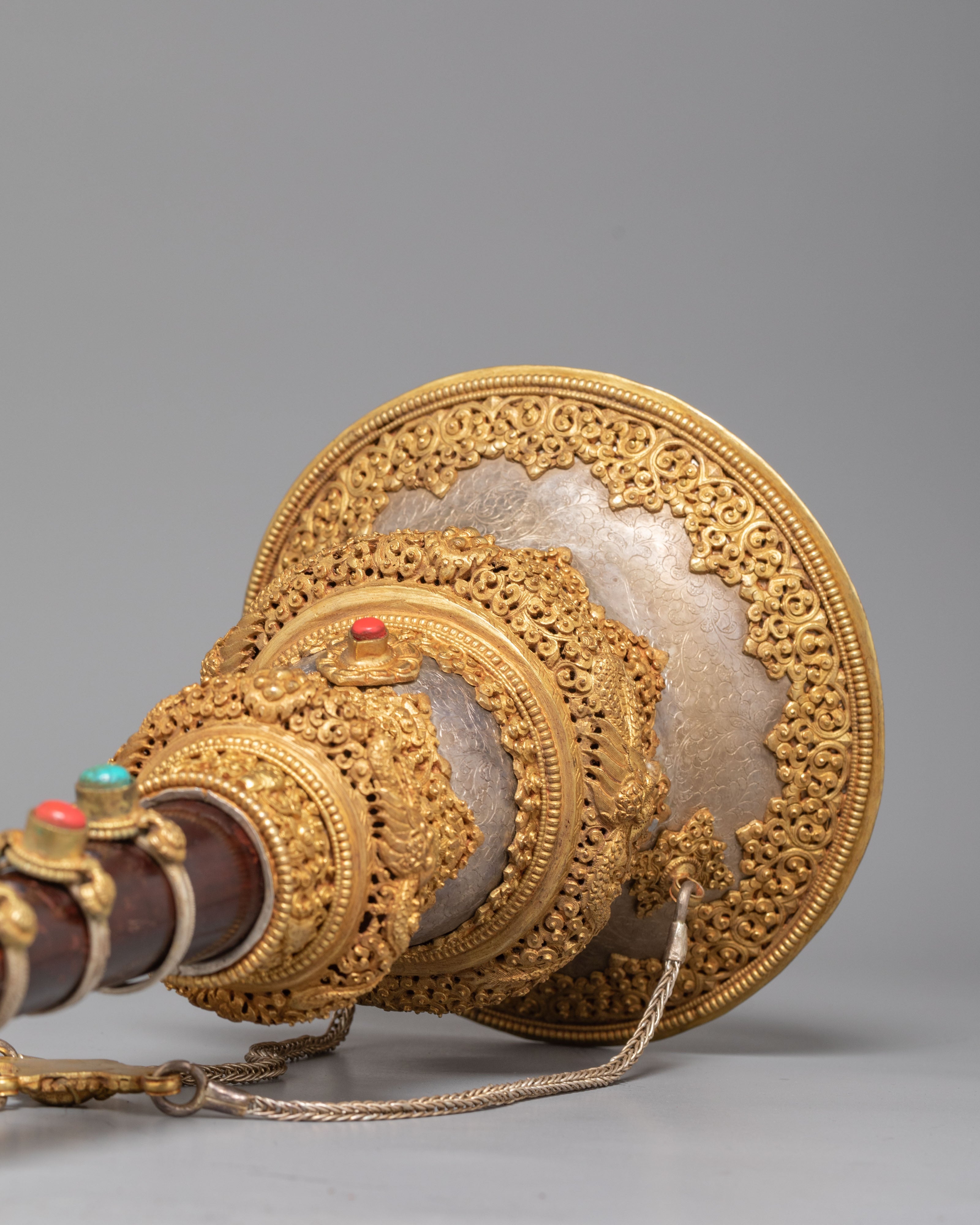 Handcrafted Buddhist Gyaling | Authentic Tibetan Ritual Gyaling Horn