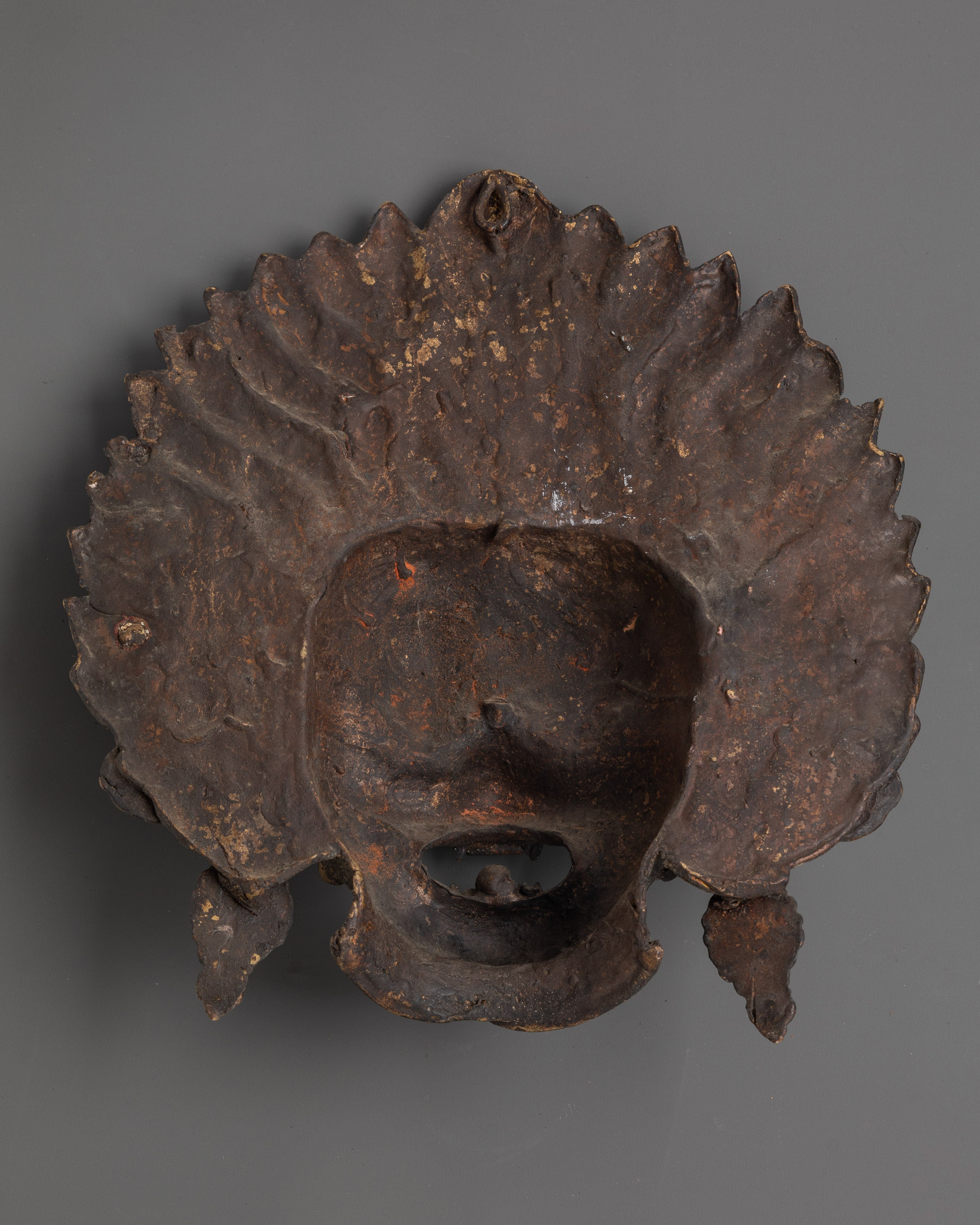 Brass Bhairav Wall Hanging | Tibetan Buddhist Wall Art