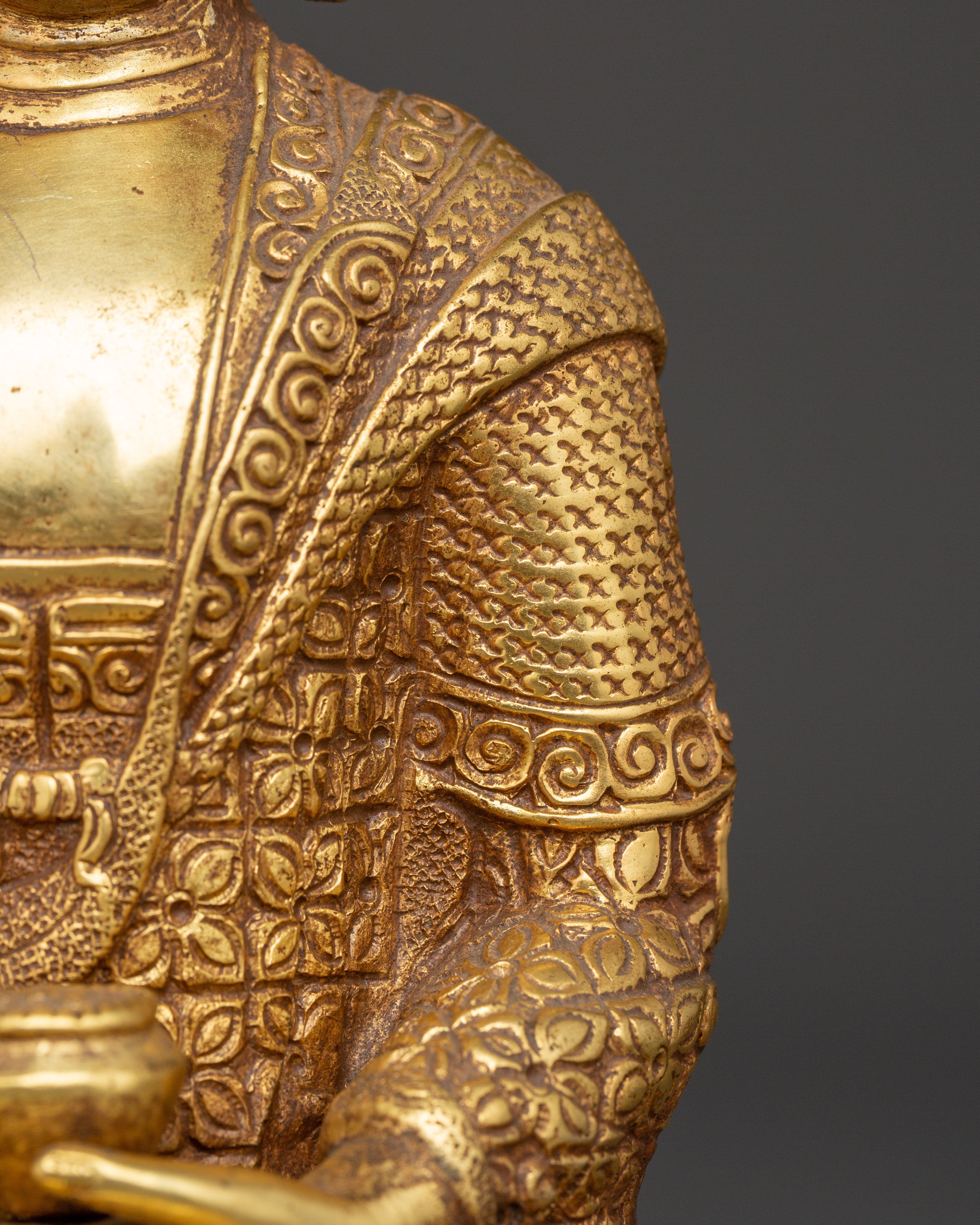 Himalayan Statue of Shakyamuni Buddha | Handcrafted Buddha Sculpture