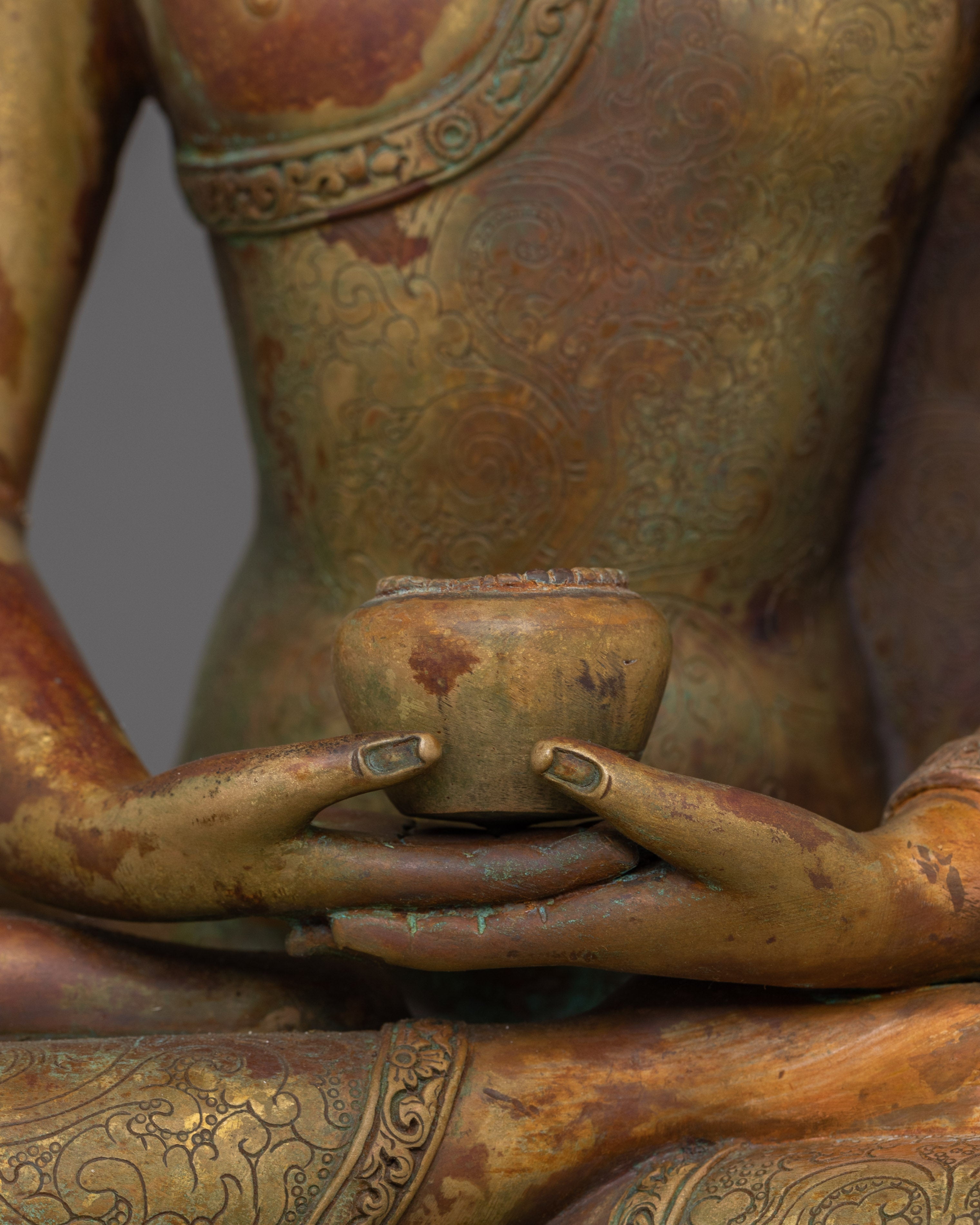 Handmade Statue of Amitabha Buddha Infinite Light | The Buddha of Immeasurable Life