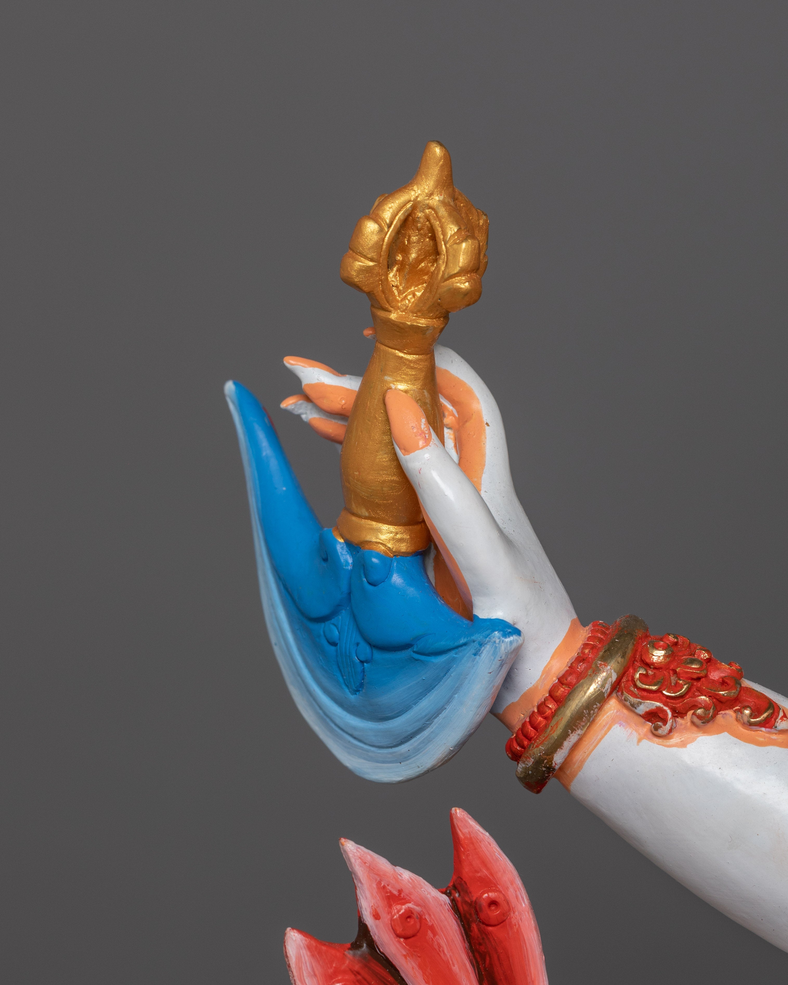 Dharma Defender White Mahakala | Fierce Benevolent Protector Deity