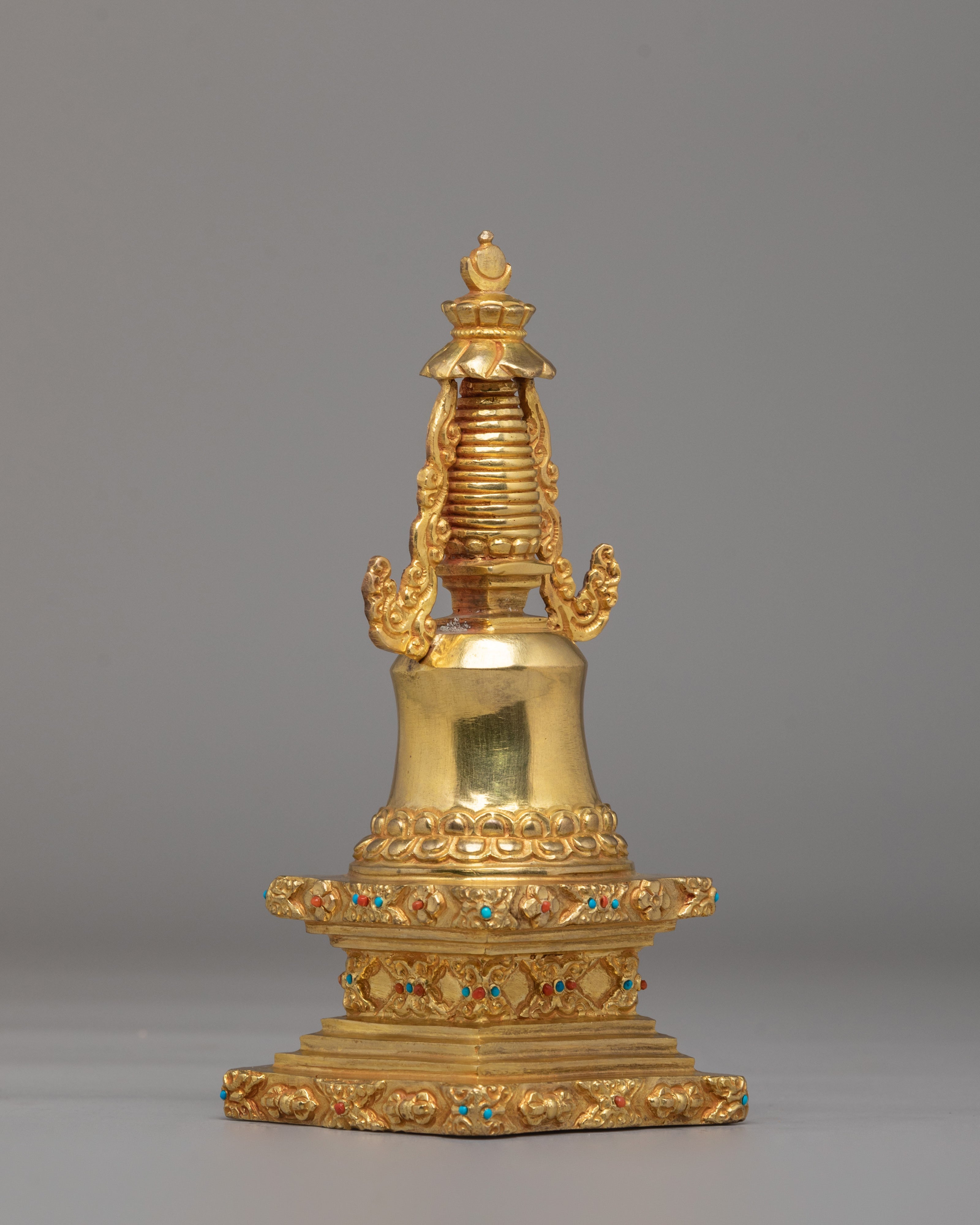 Spiritual Parinirvana Stupa | Buddhist Shrine Decor