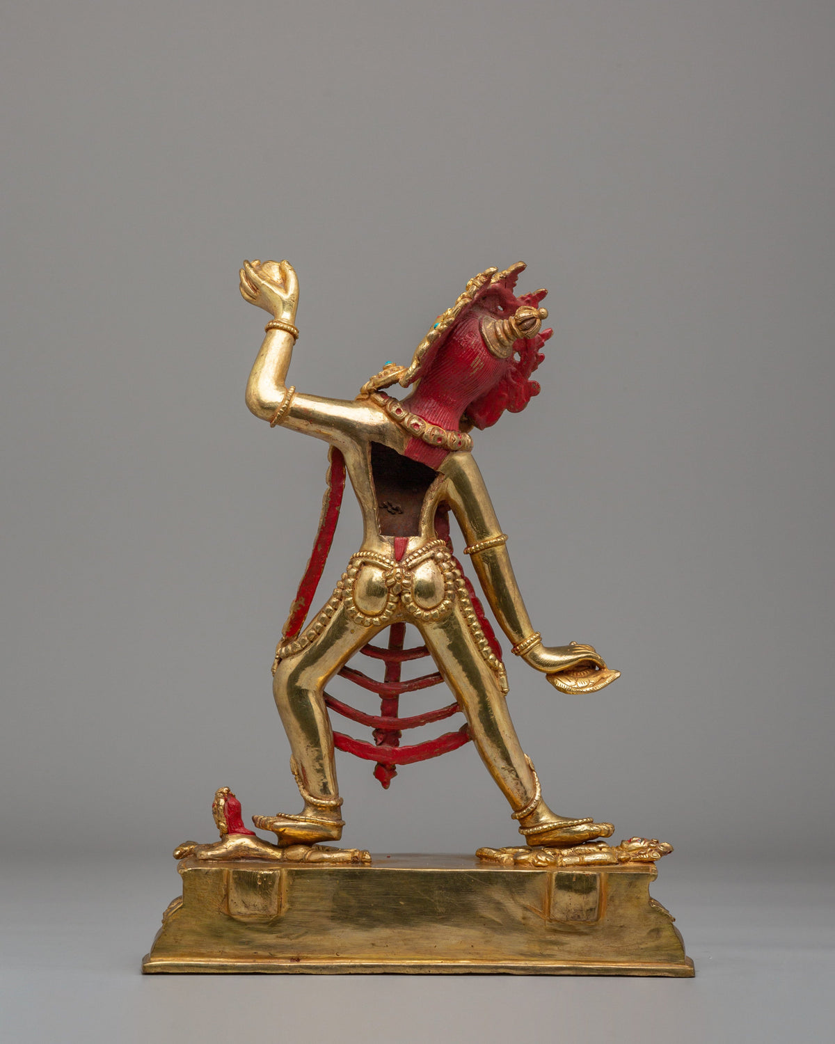 Sacred Himalayan Vajrayogini Deity Statue | Tibetan Buddhist Goddess Artwork