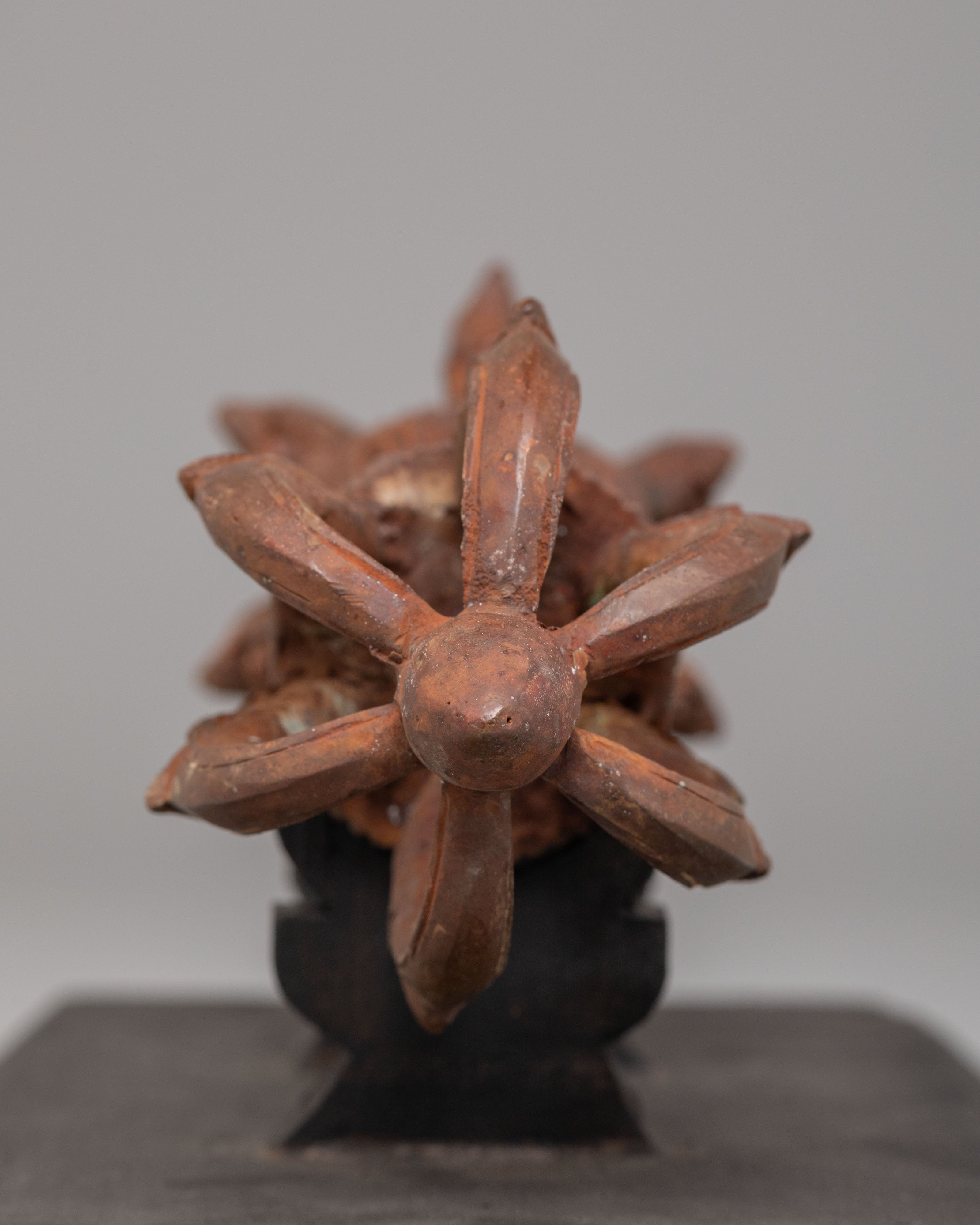 Handmade Shrine Vajra with Stand | Tibetan Ritual Tool