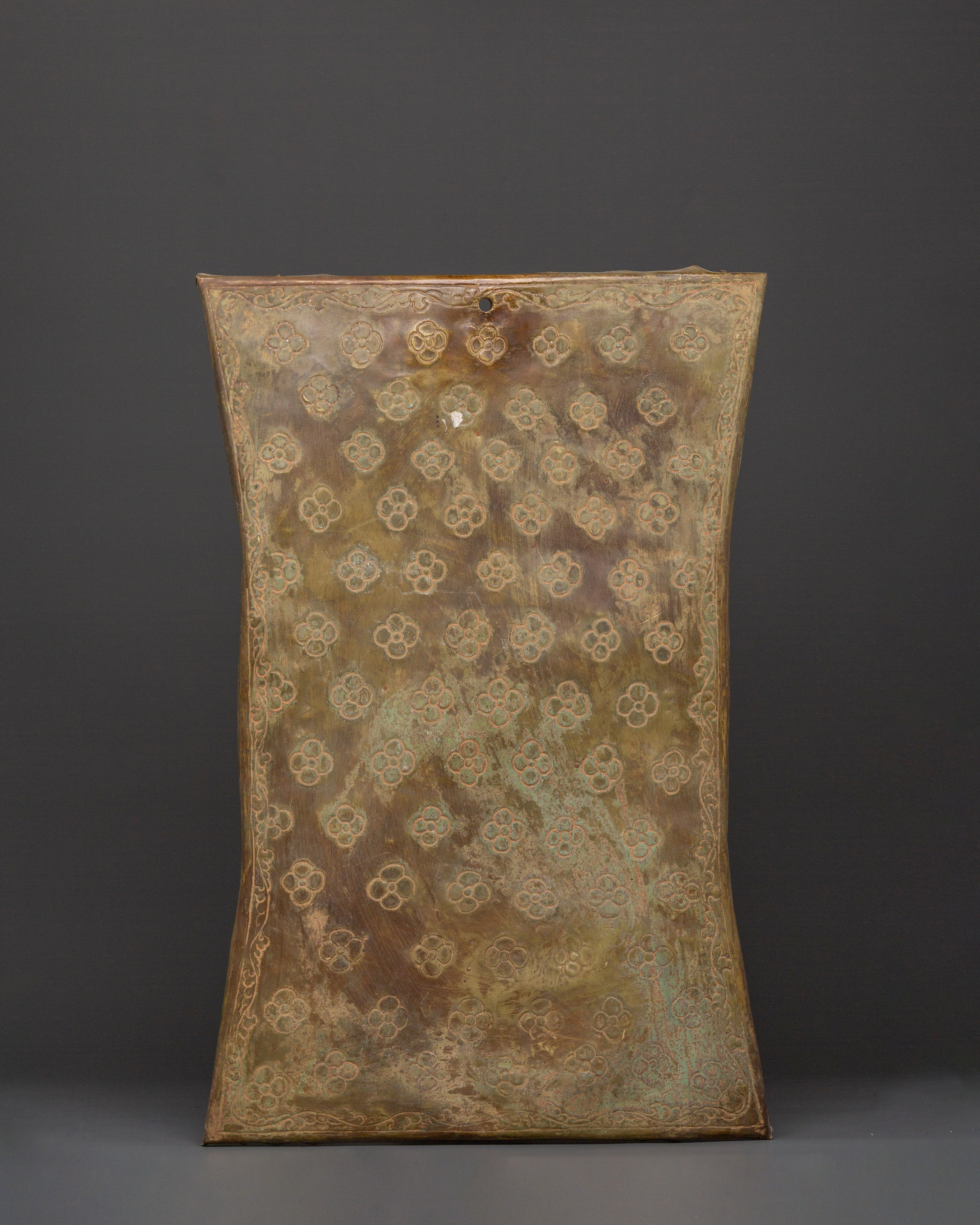 Mahakala Deity Wall Hanging with Four Deities and Vajra Design