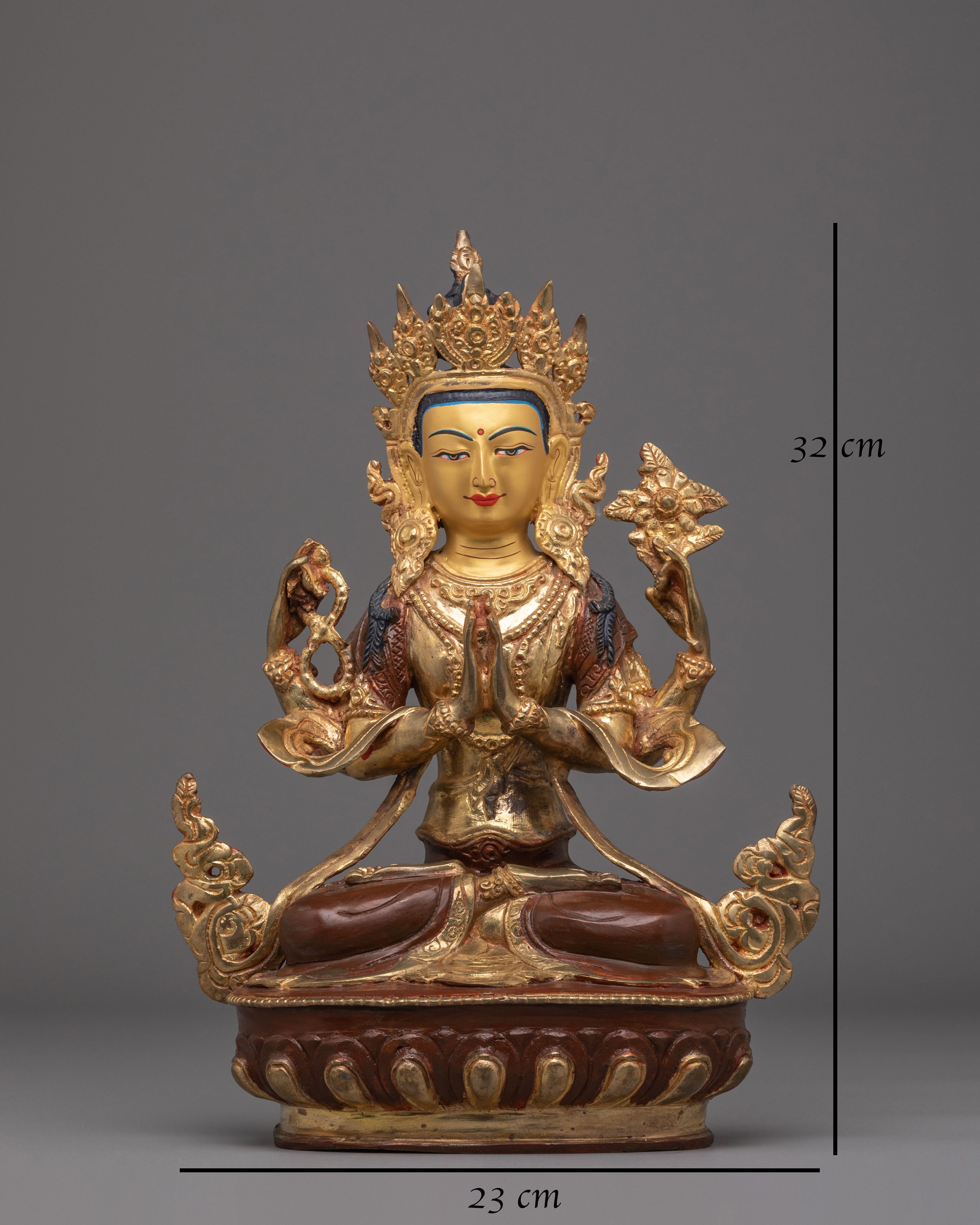 Himalayan Holy Chenrezig Statue | The Bodhisattva of Compassion