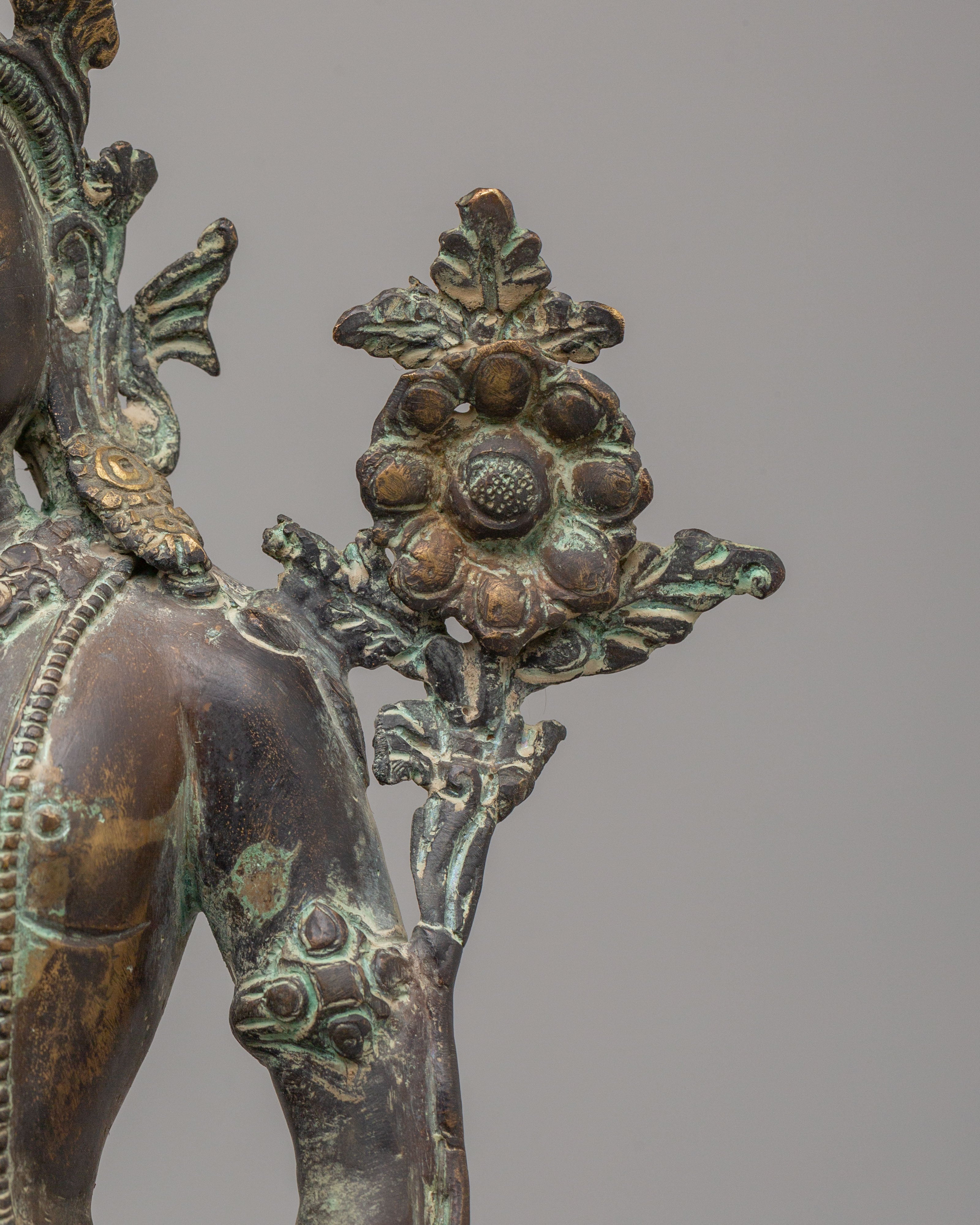 Himalayan Padmapani Figurine | Tibetan Avalokiteshvara Statue