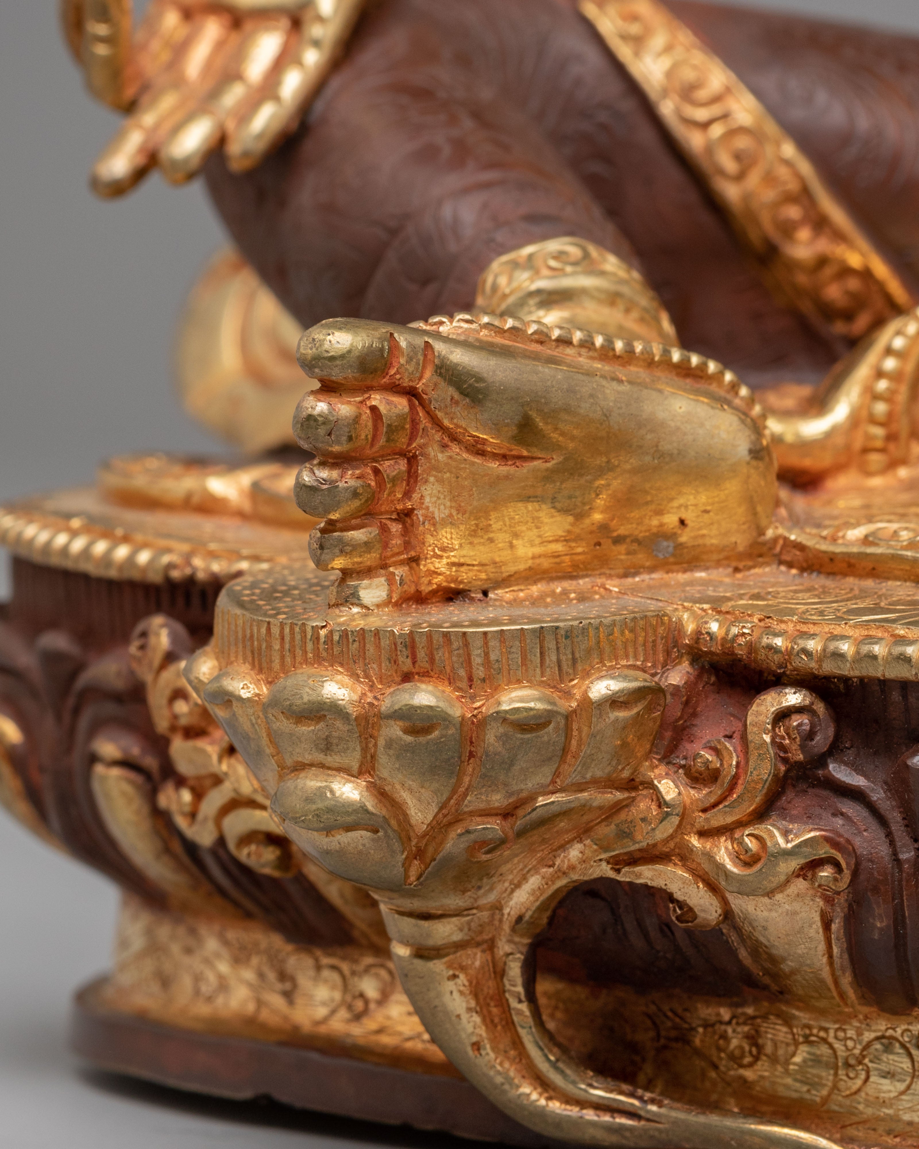 Spiritual Green Tara Figurine | Handmade Buddhist Statue