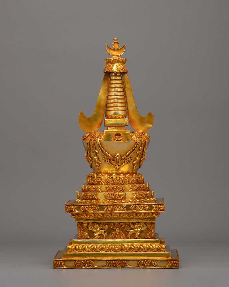 Tibetan Lotus Blossom Stupa | A Symbol of Enlightenment