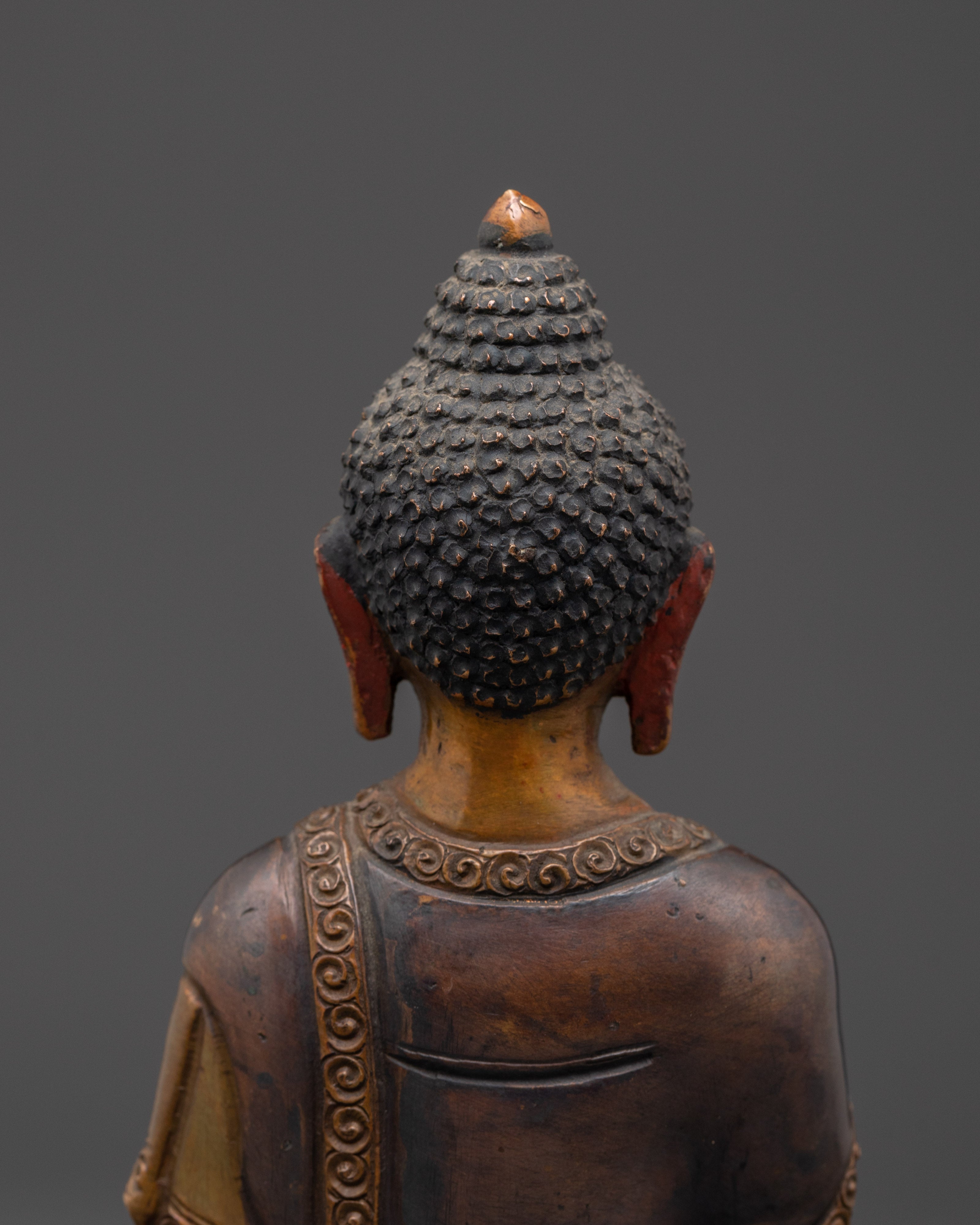 Buddhist Teacher Shakyamuni Buddha Statue | Symbol of Enlightenment and Wisdom