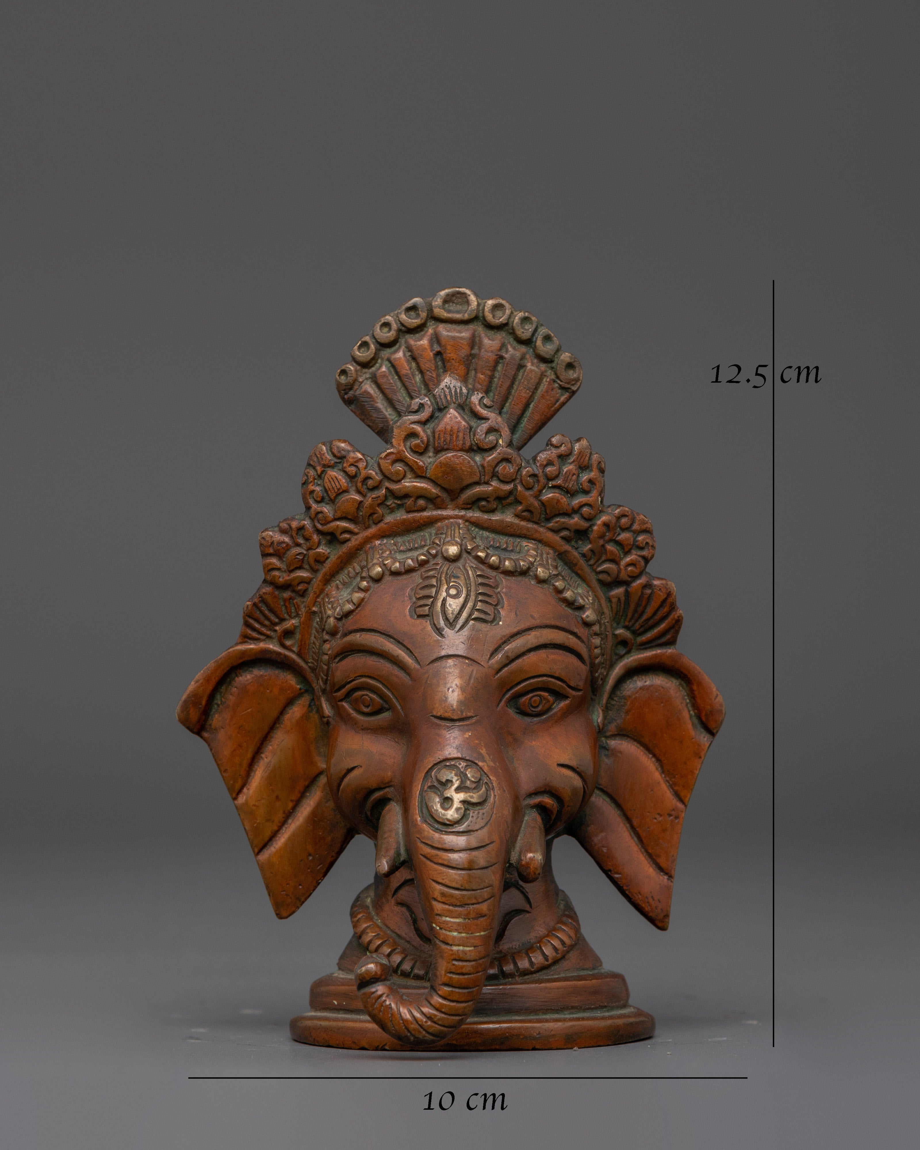 Lord Ganesha Head | Hindu Spiritual Figurine