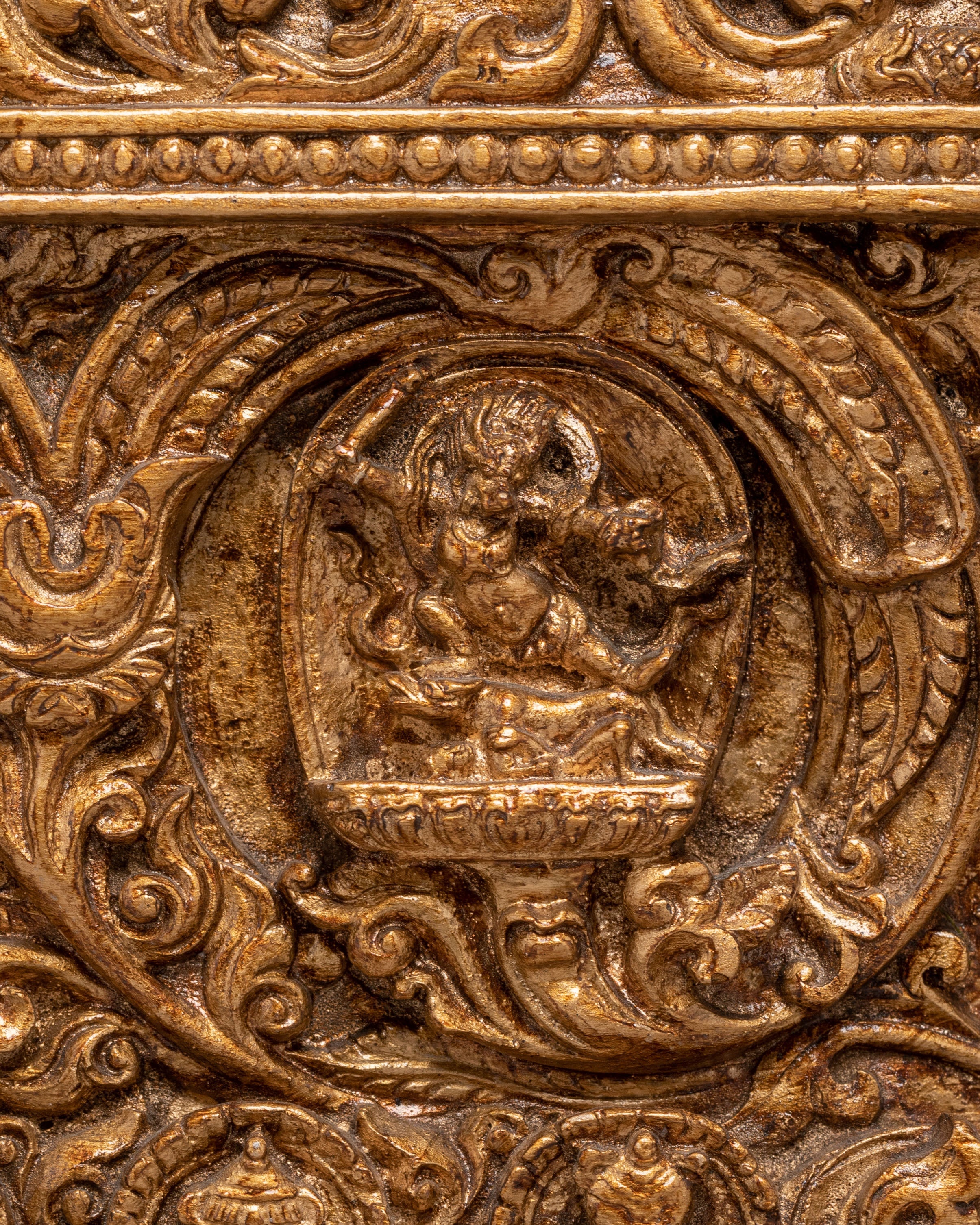 Sacred Yamantaka Wall Hanging | Tibetan Religious Wall Art for Meditation & Home Decor