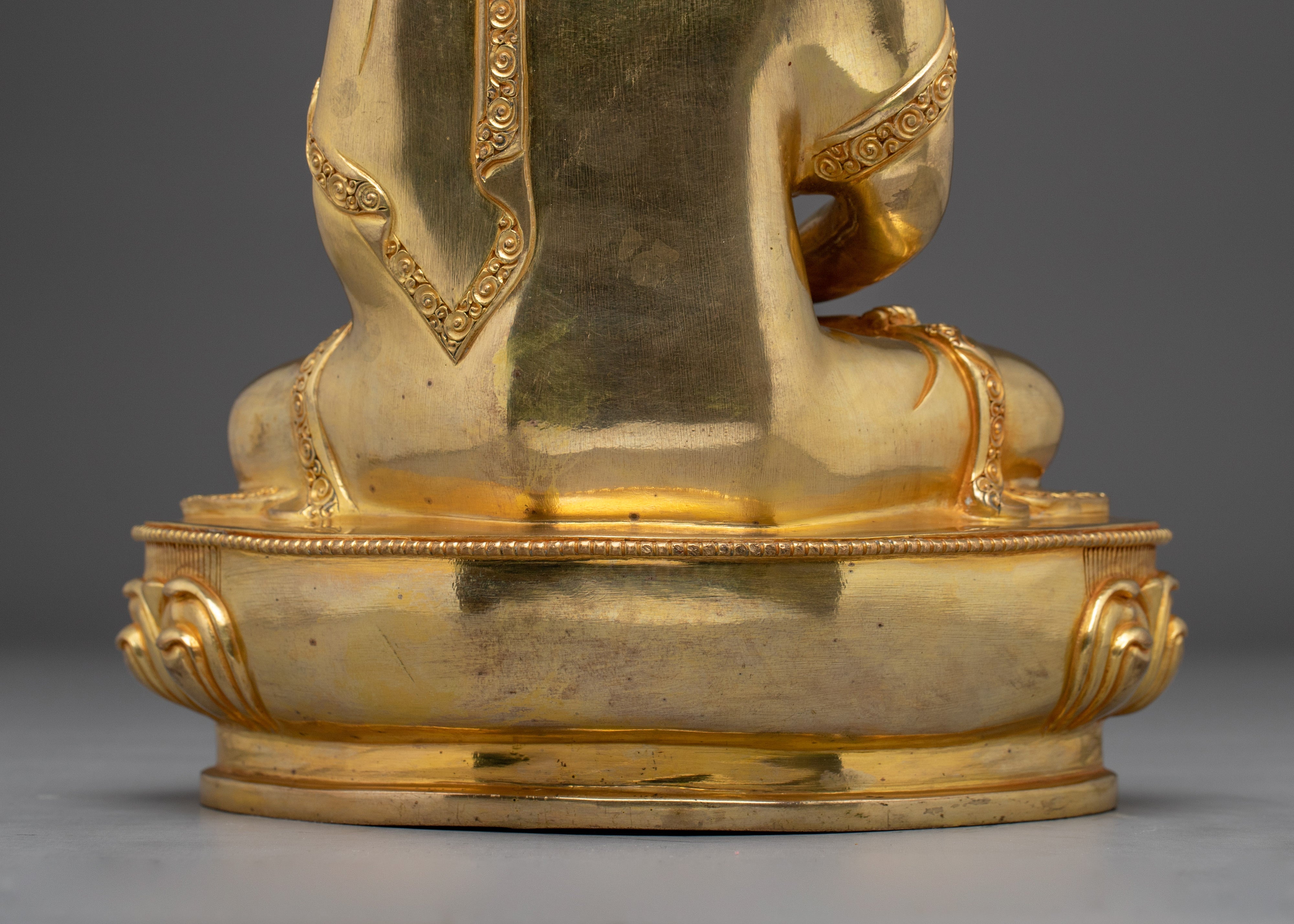 Amitabha Buddha Statue Gold Gilded | Symbol of Infinite Light and Compassion