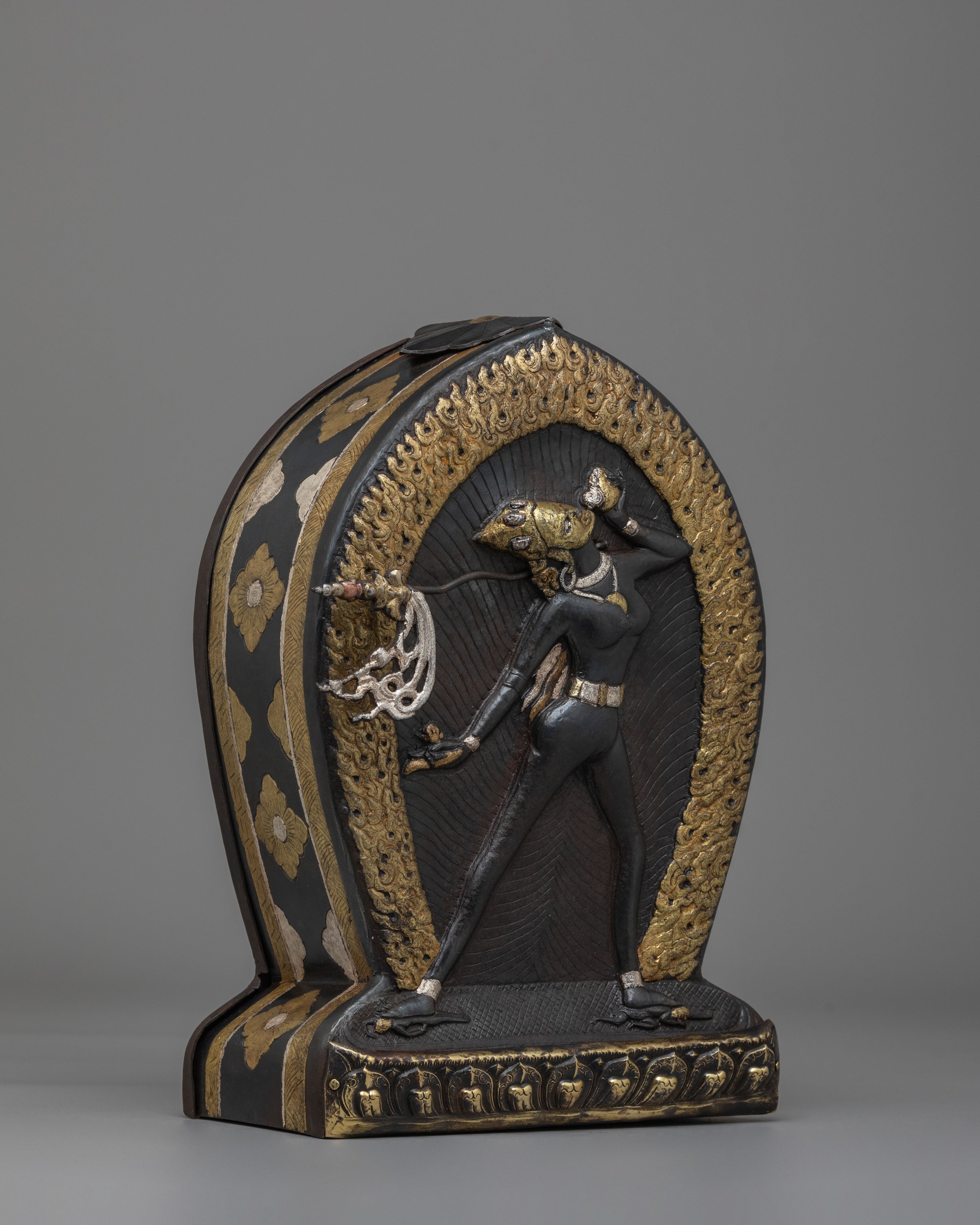 Traditional Buddhist Ghau Box | A Sacred Shrine for Your Rituals and Blessings