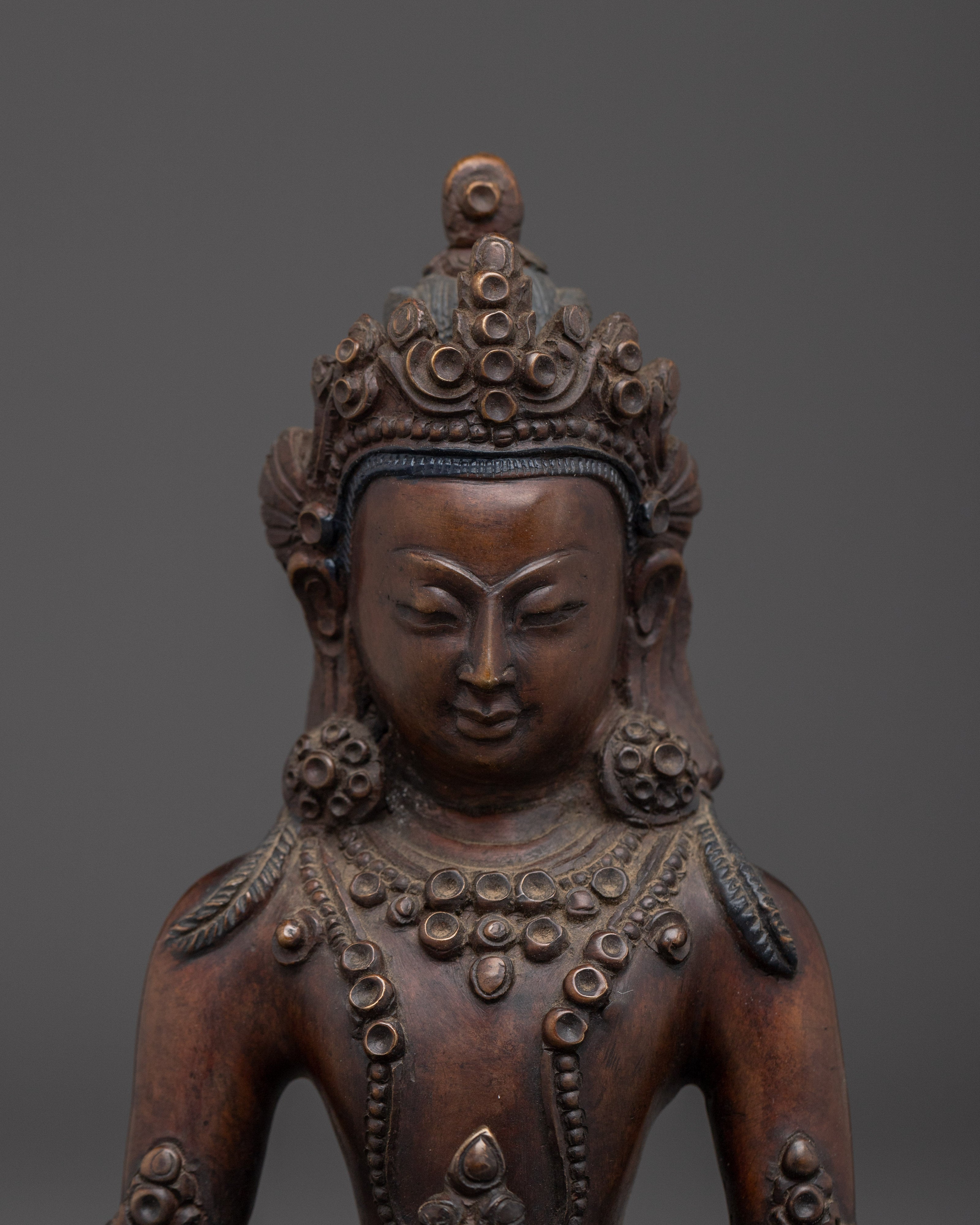 Boddhisattva Oxidized Set | Seven Tibetan Deities