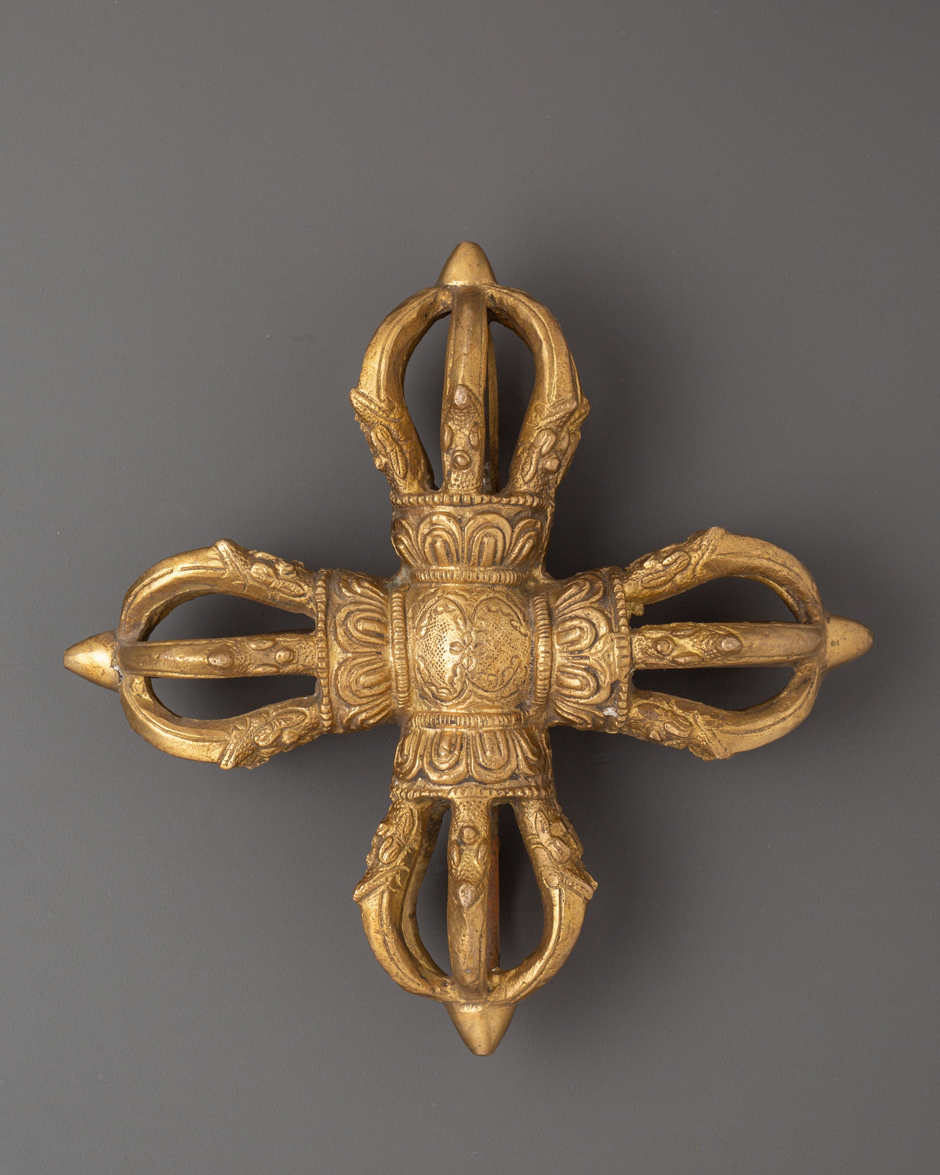 Brass Bishwo Vajra Double Dorje 