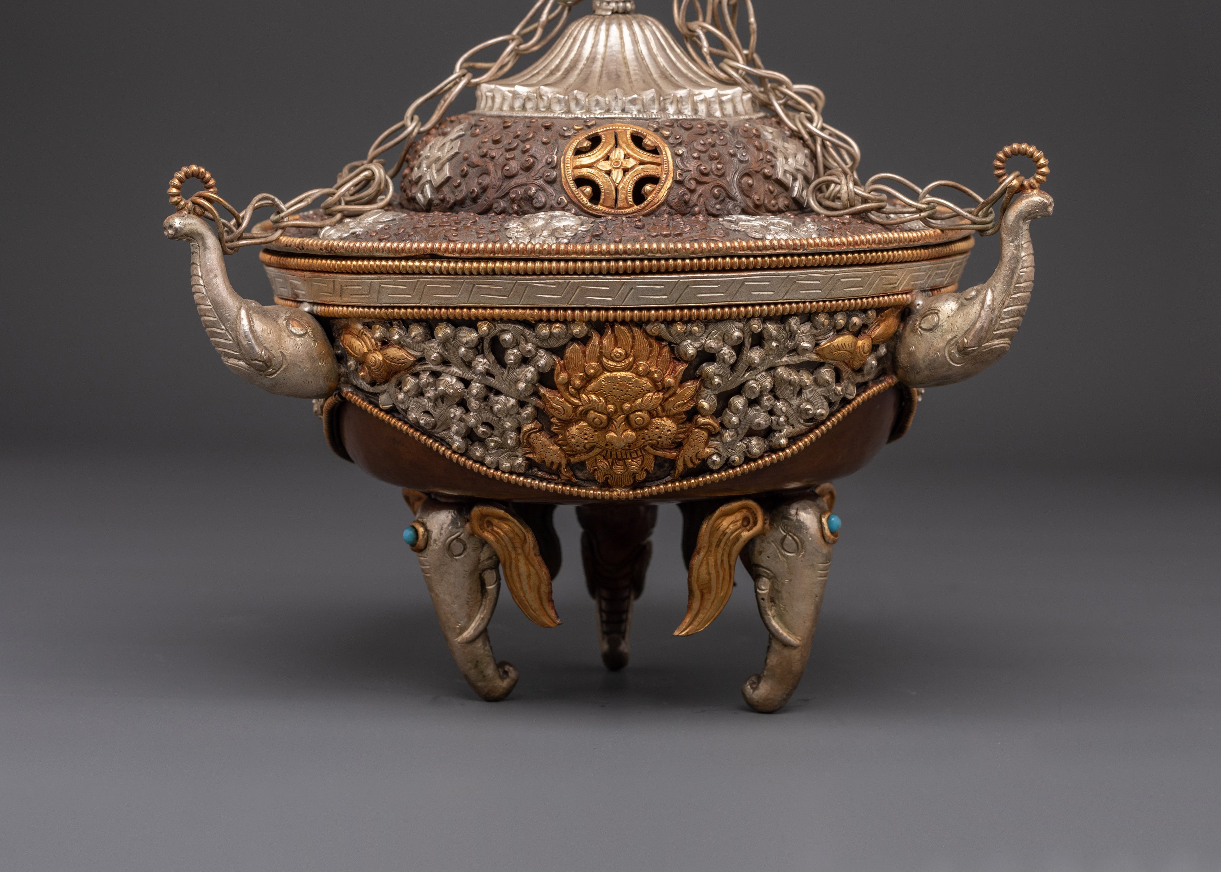 Tibetan Altar Hanging Incense Burner | Traditional Spiritual Incense Decor