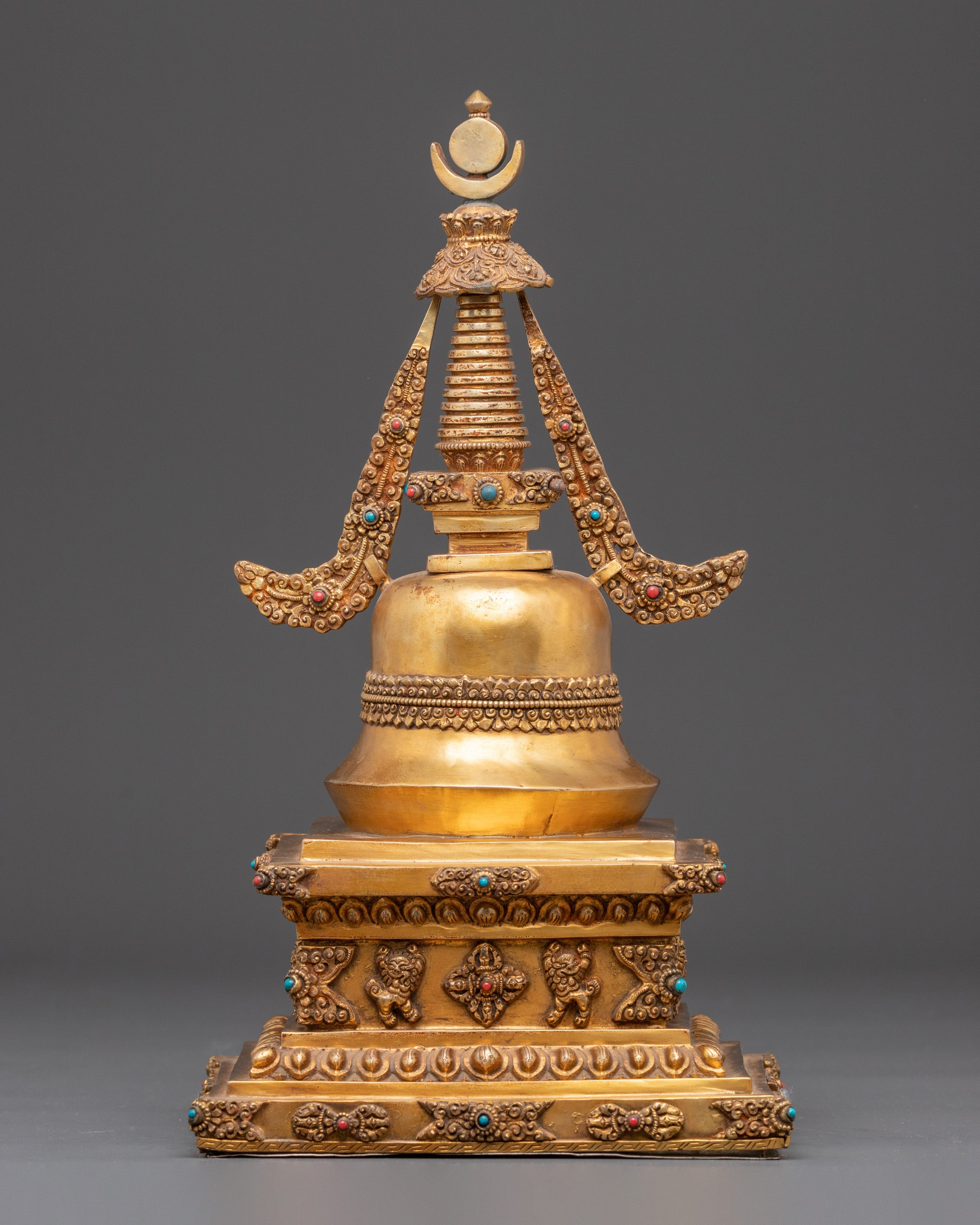 Sacred Buddhist Stupa Monument