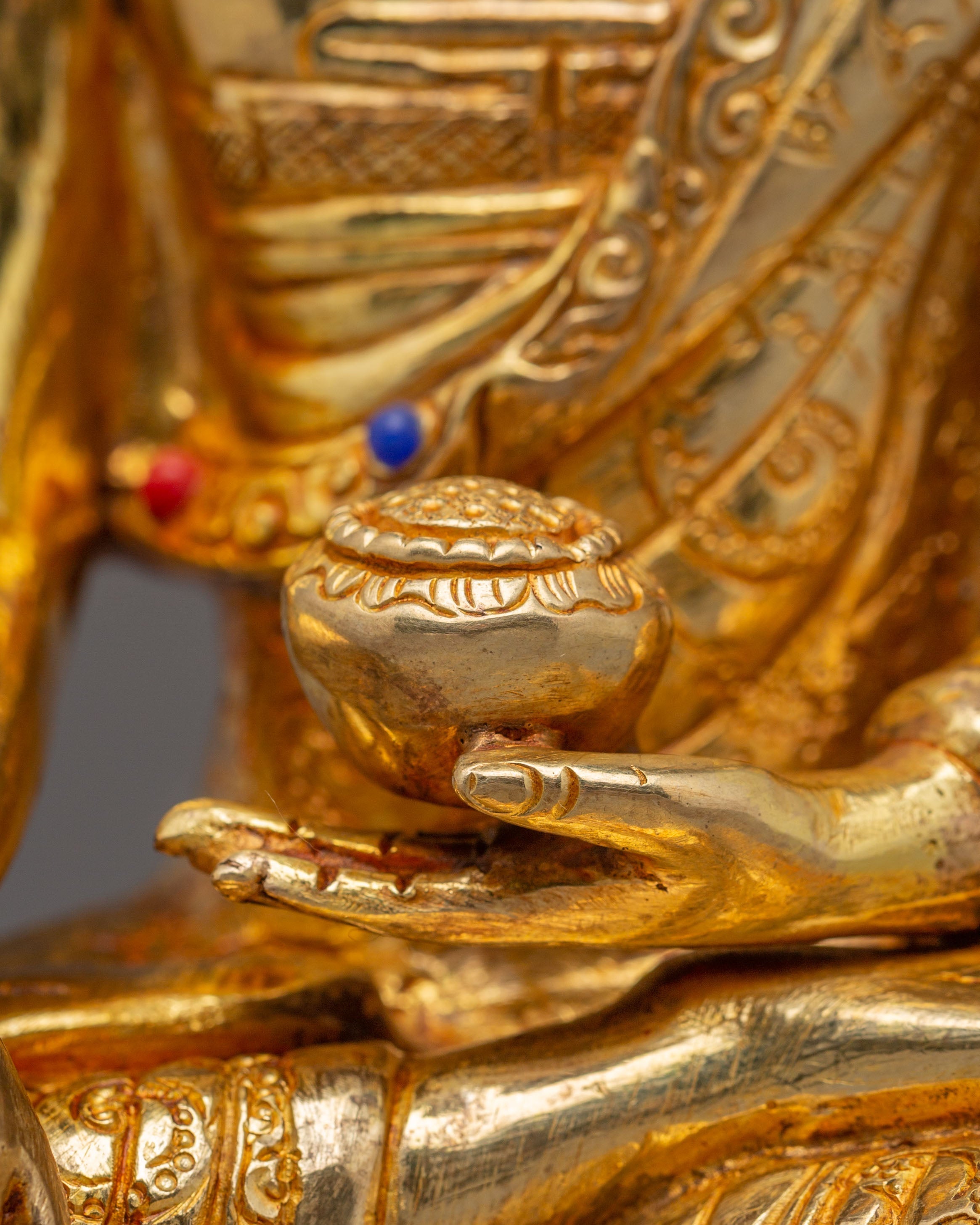 Tibetan Shakyamuni Buddha Figurine, Teacher of Dharma