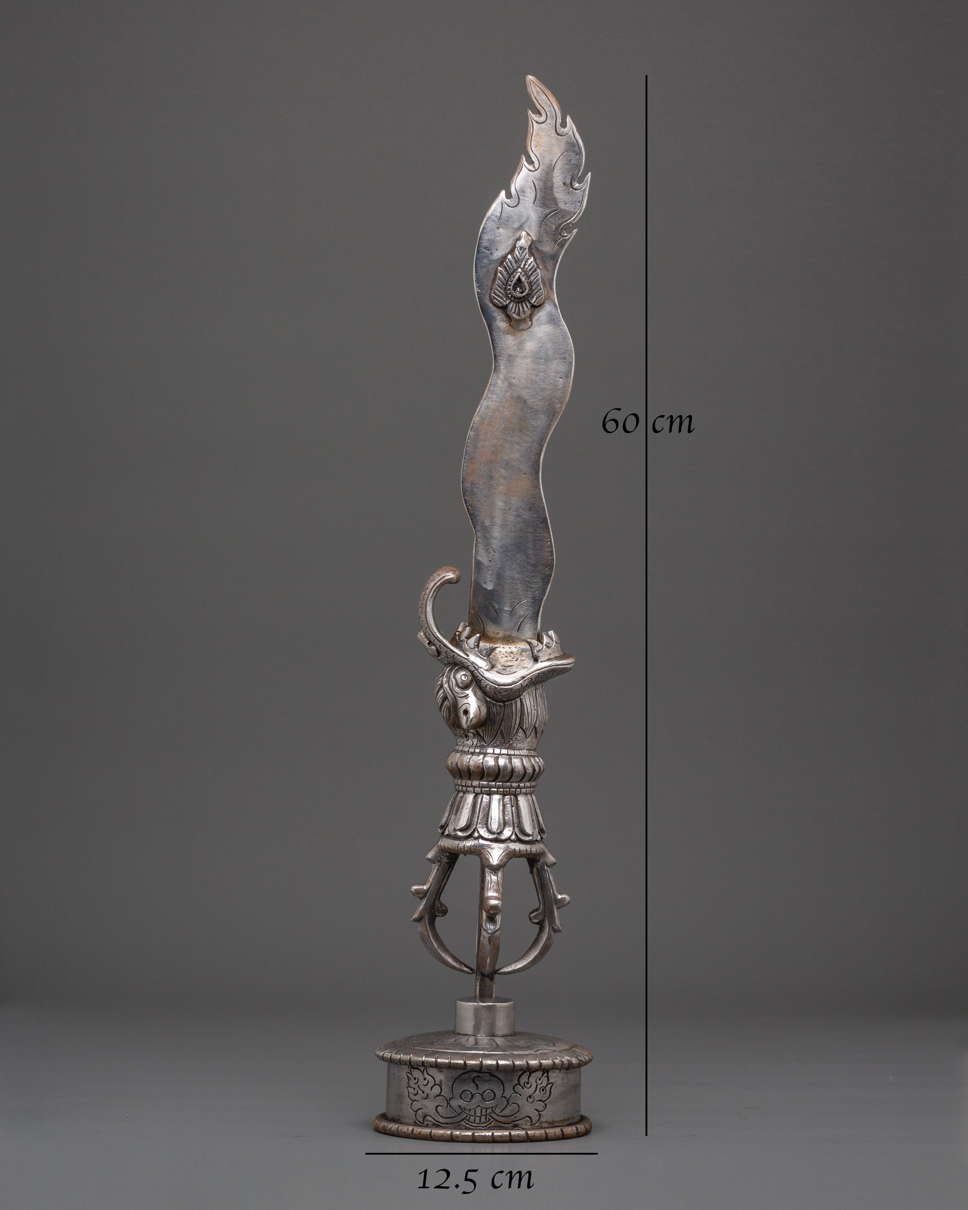 Traditional Spiritual Weapon | Handcrafted Iron Sword for Meditation and Protection
