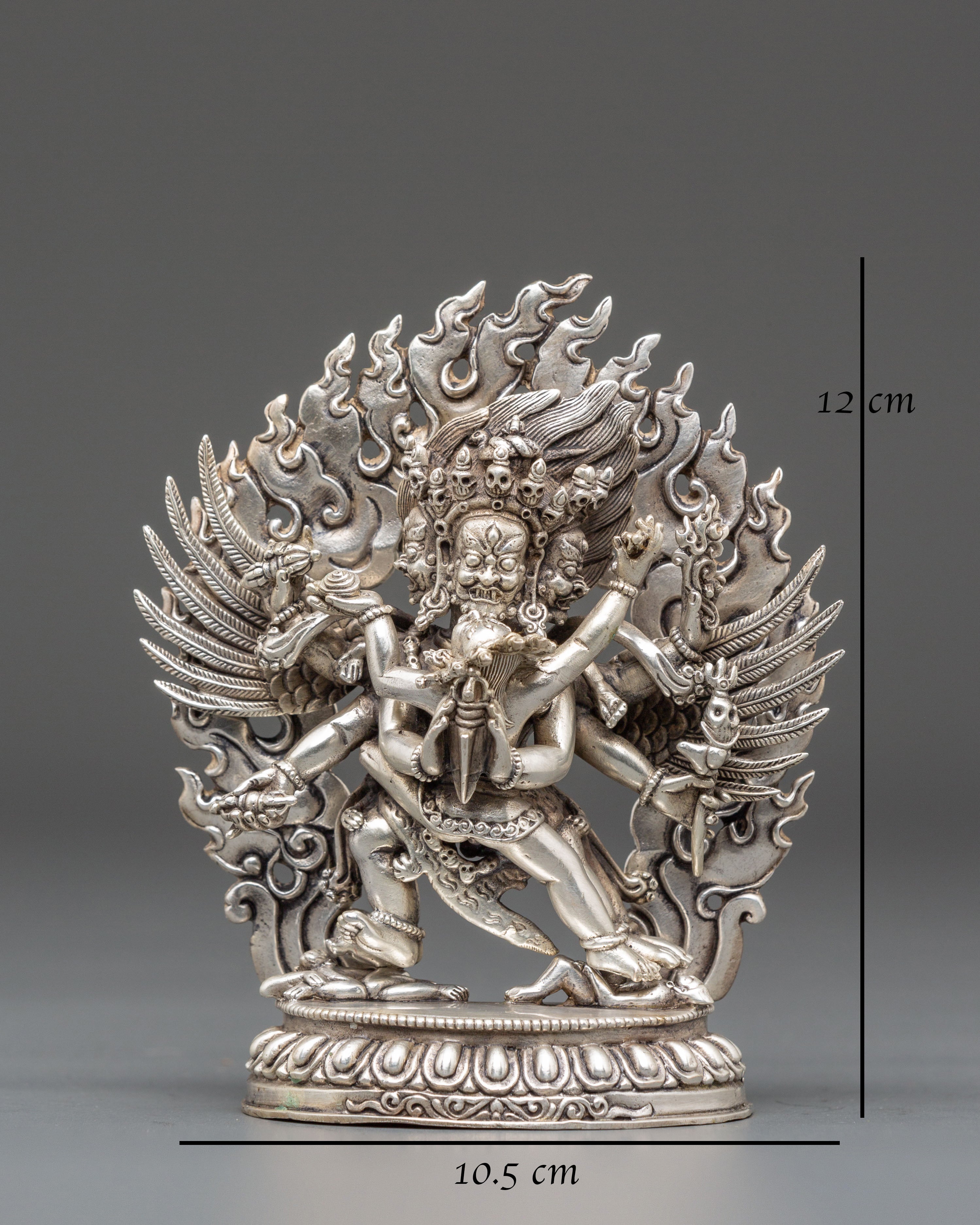 Tibetan Vajrakilaya Deity Statue | Buddhist Tantric Protector Sculpture