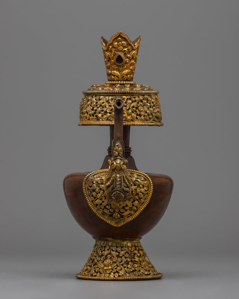  Gold & Silver-Plated Bhumba Ritual Vase