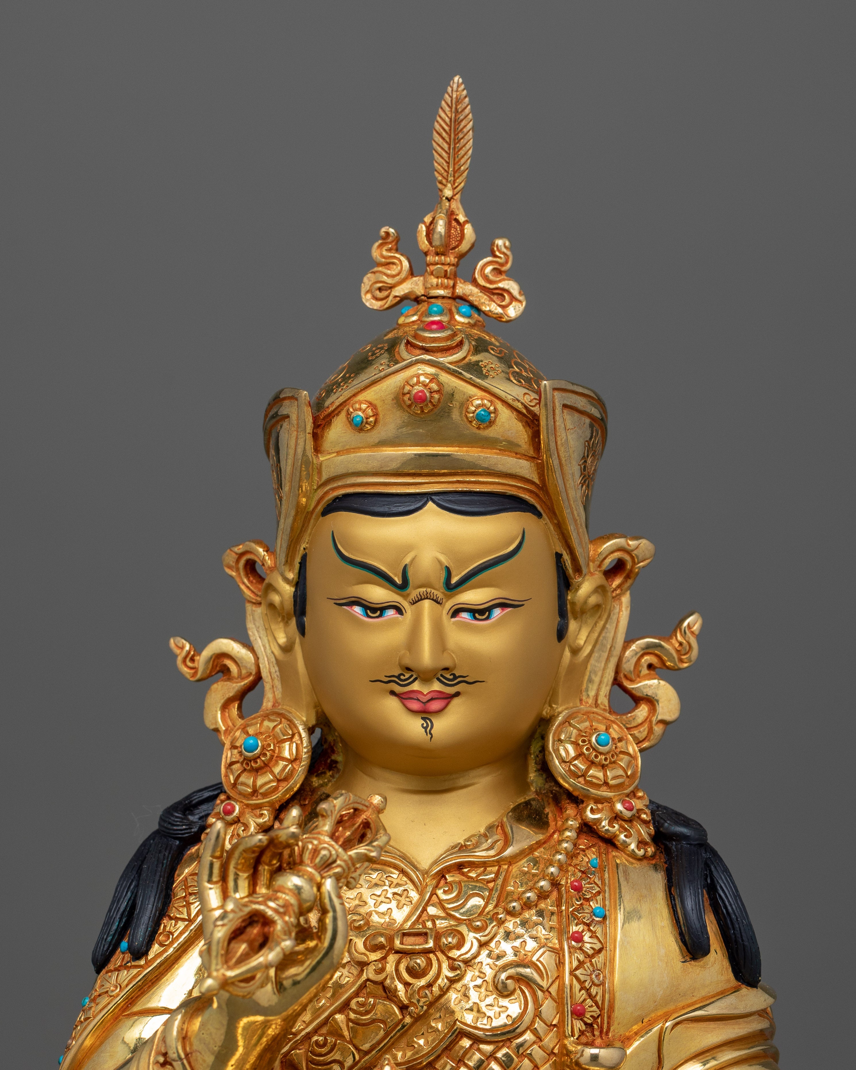 Sacred Representation of Guru Tsokye Dorje Sculpture | Tsokye Dorje with Vajra at Heart