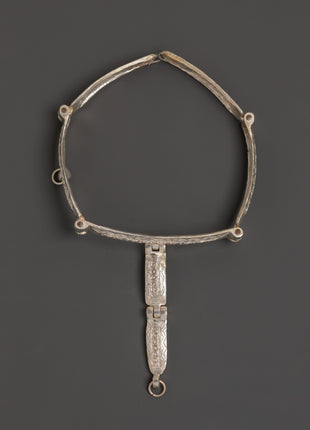 Traditional Tibetan Belt | Silver-Plated White Metal