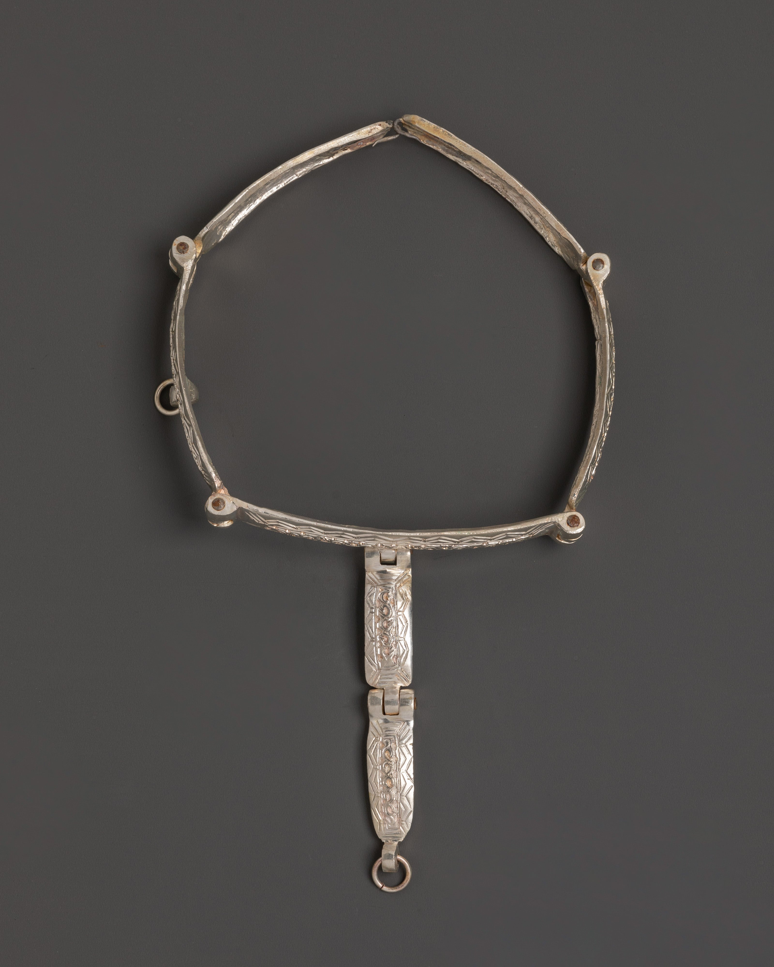 Traditional Tibetan Belt | Silver-Plated White Metal