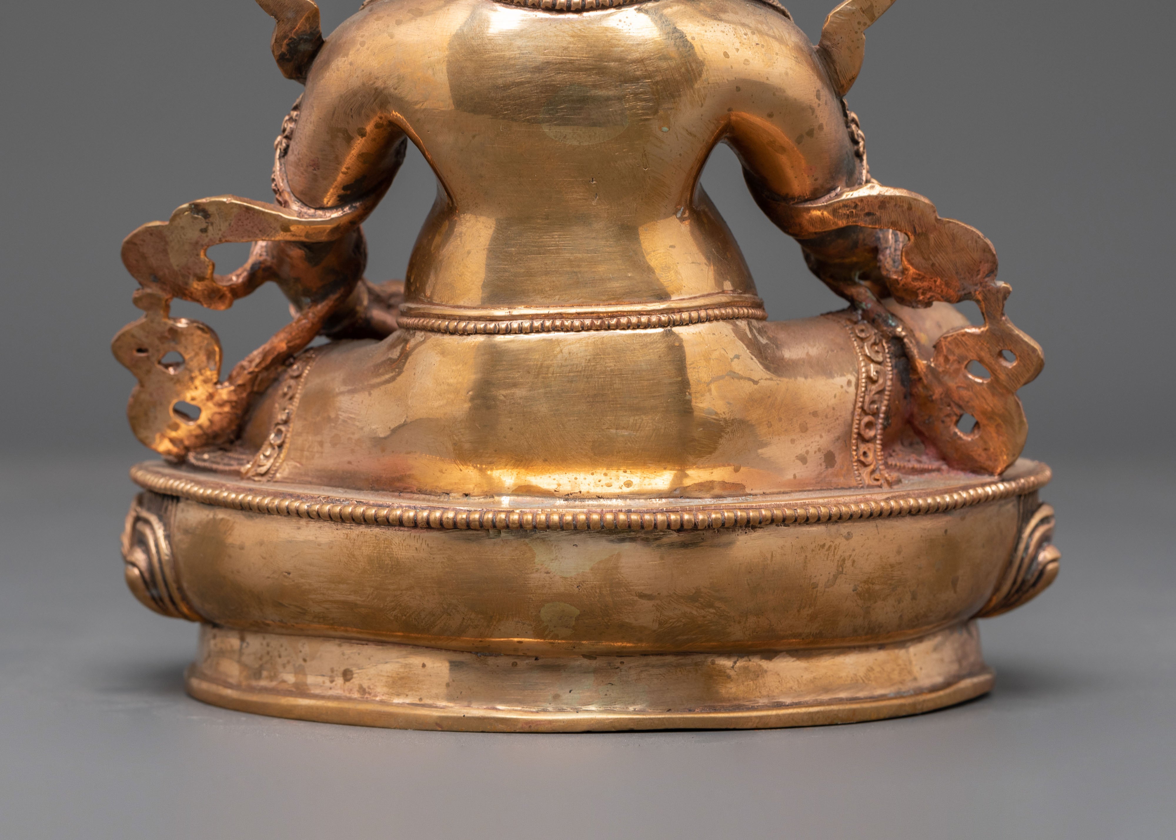 Himalayan Wealth Deity Dzambhala Statue | Symbol of Wealth