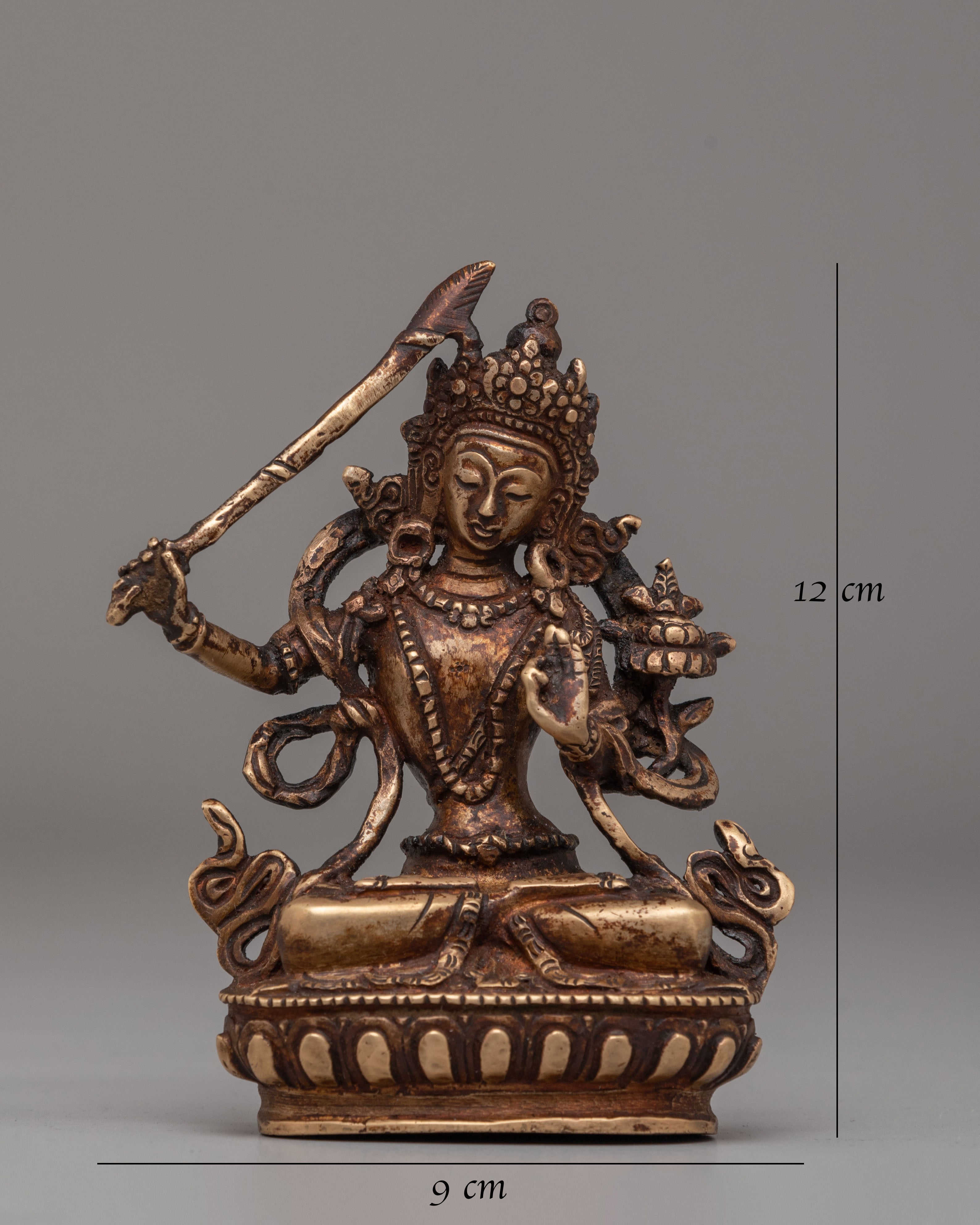 Tibetan Manjushri Deity Statue | Symbol of Wisdom