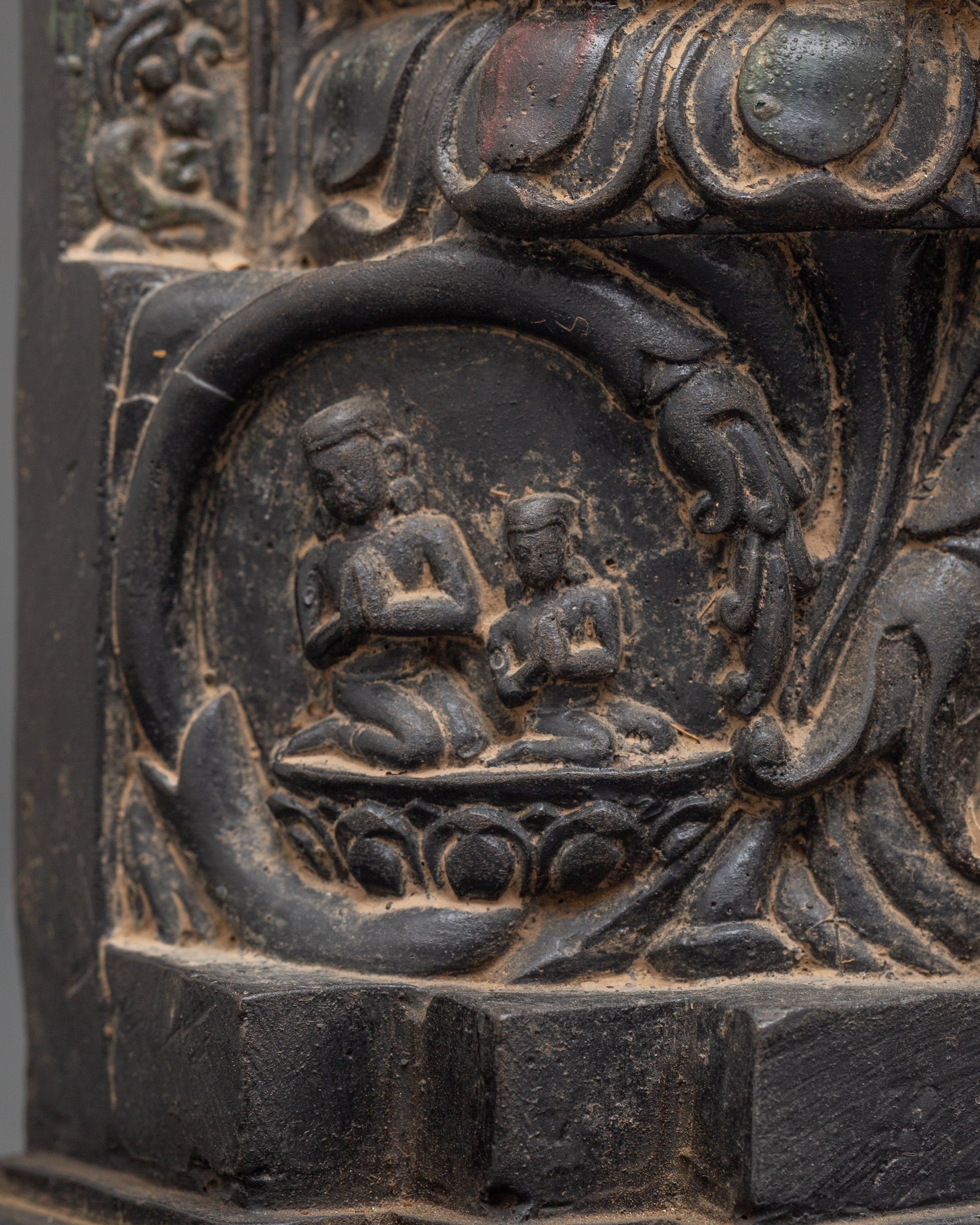 Compassion Deity Green Tara on Throne | Shyama Tara Sculpture