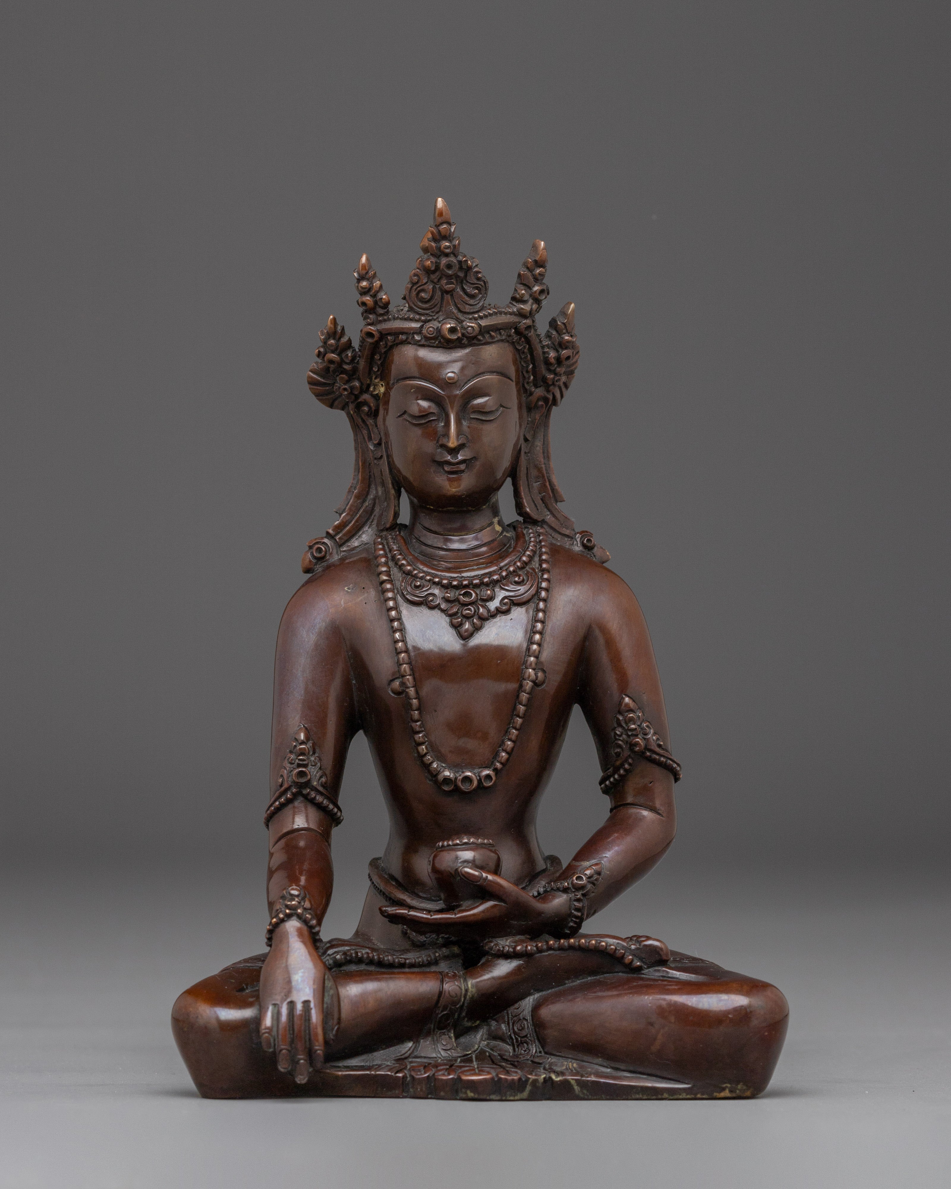 handmade-crown-shakyamuni-buddha-sculpture