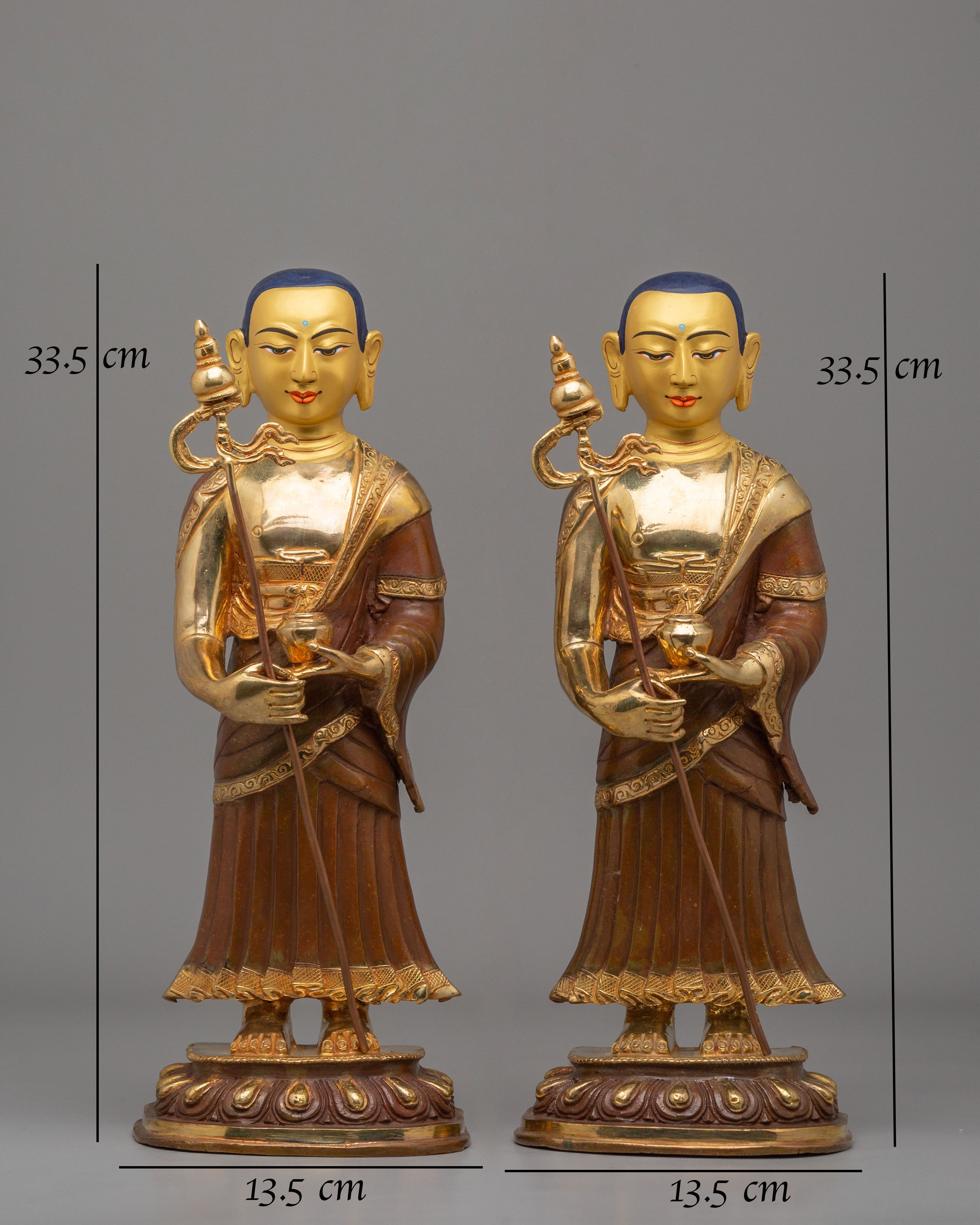 Spiritual Disciples of Buddha Sculpture | Symbol of Devotion and Dharma