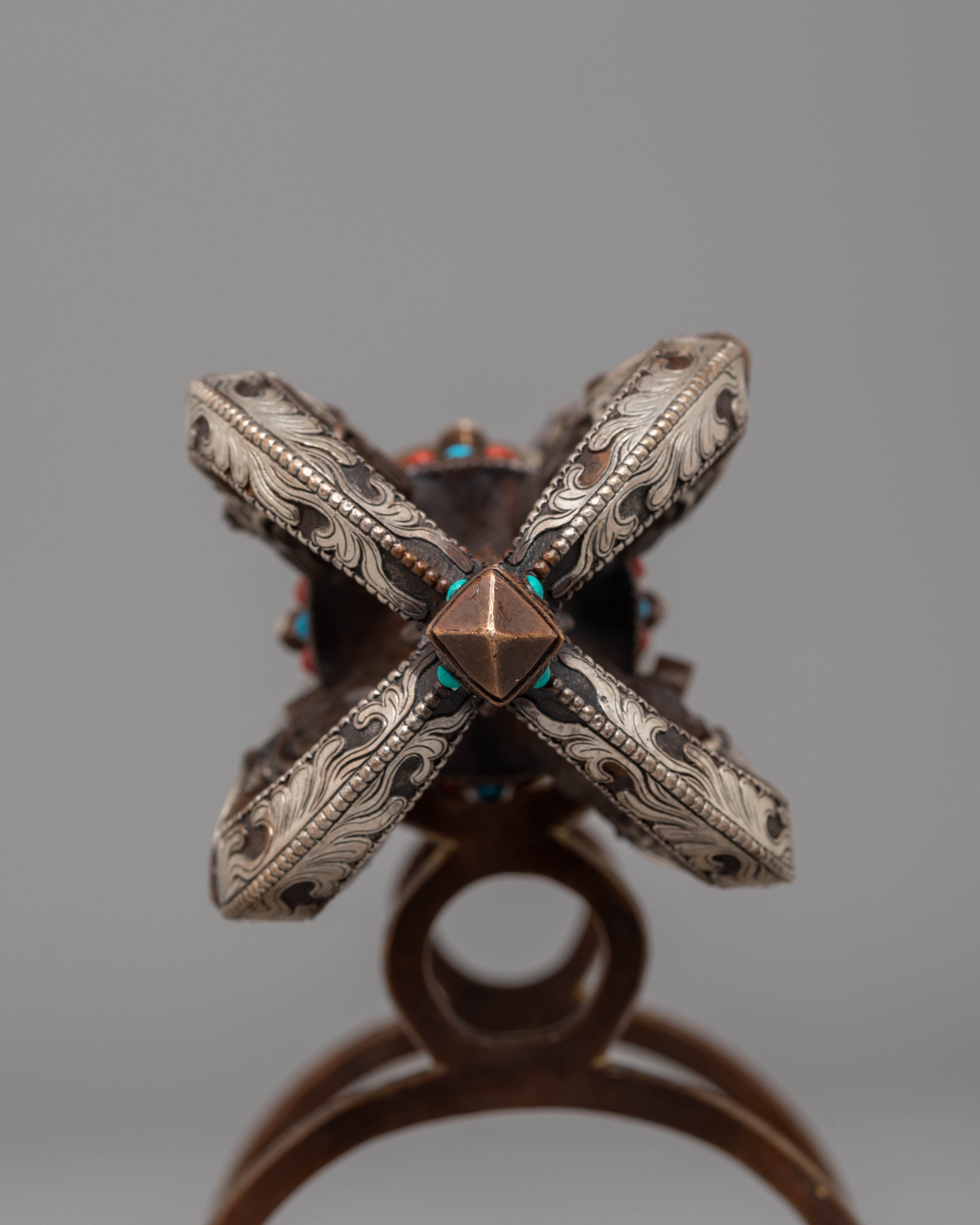 Himalayan Spiritual Vajra Artifact | Tibetan Ritual Vajra