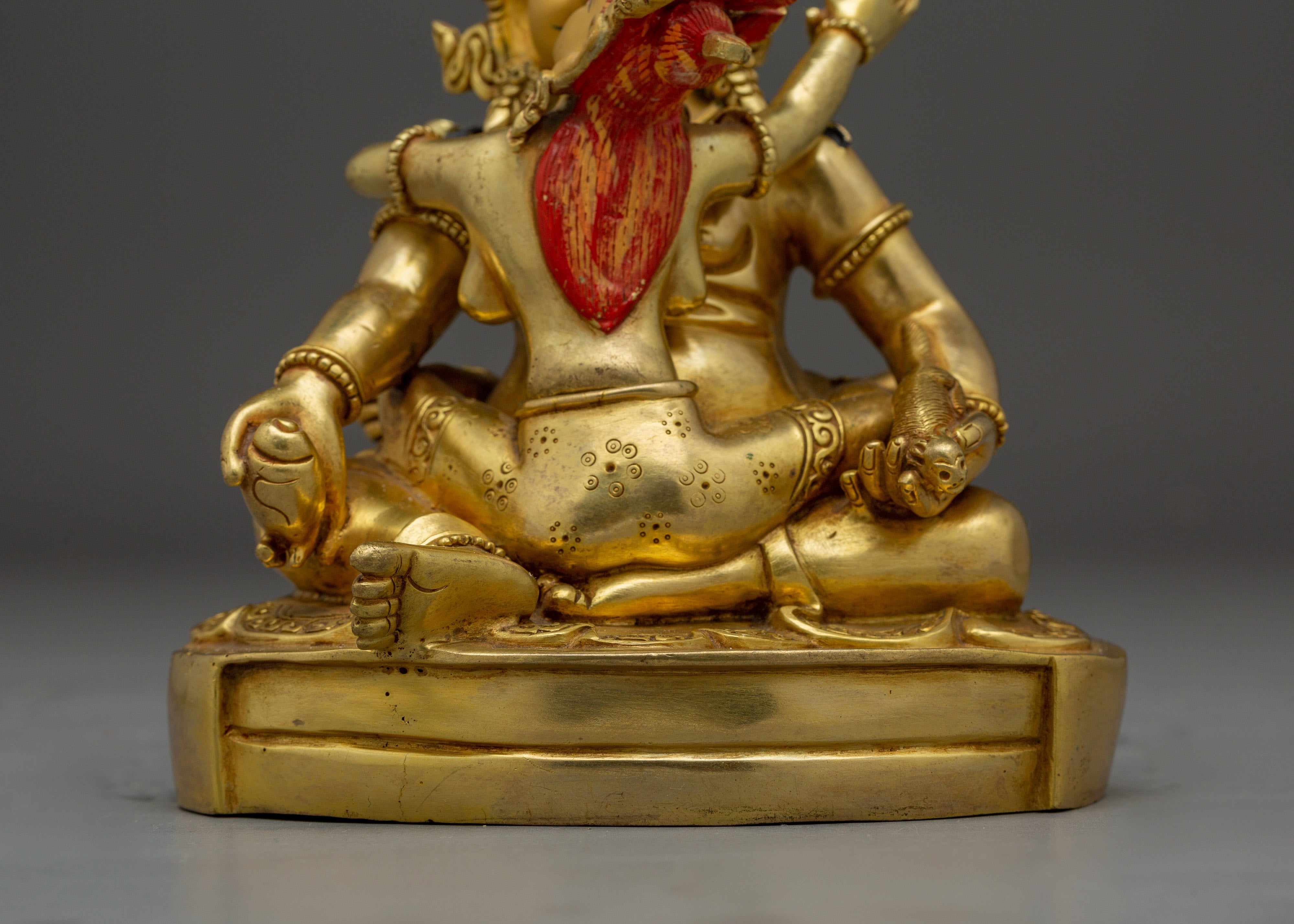 Dzambhala with consort | Wealth Deity Yab Yum